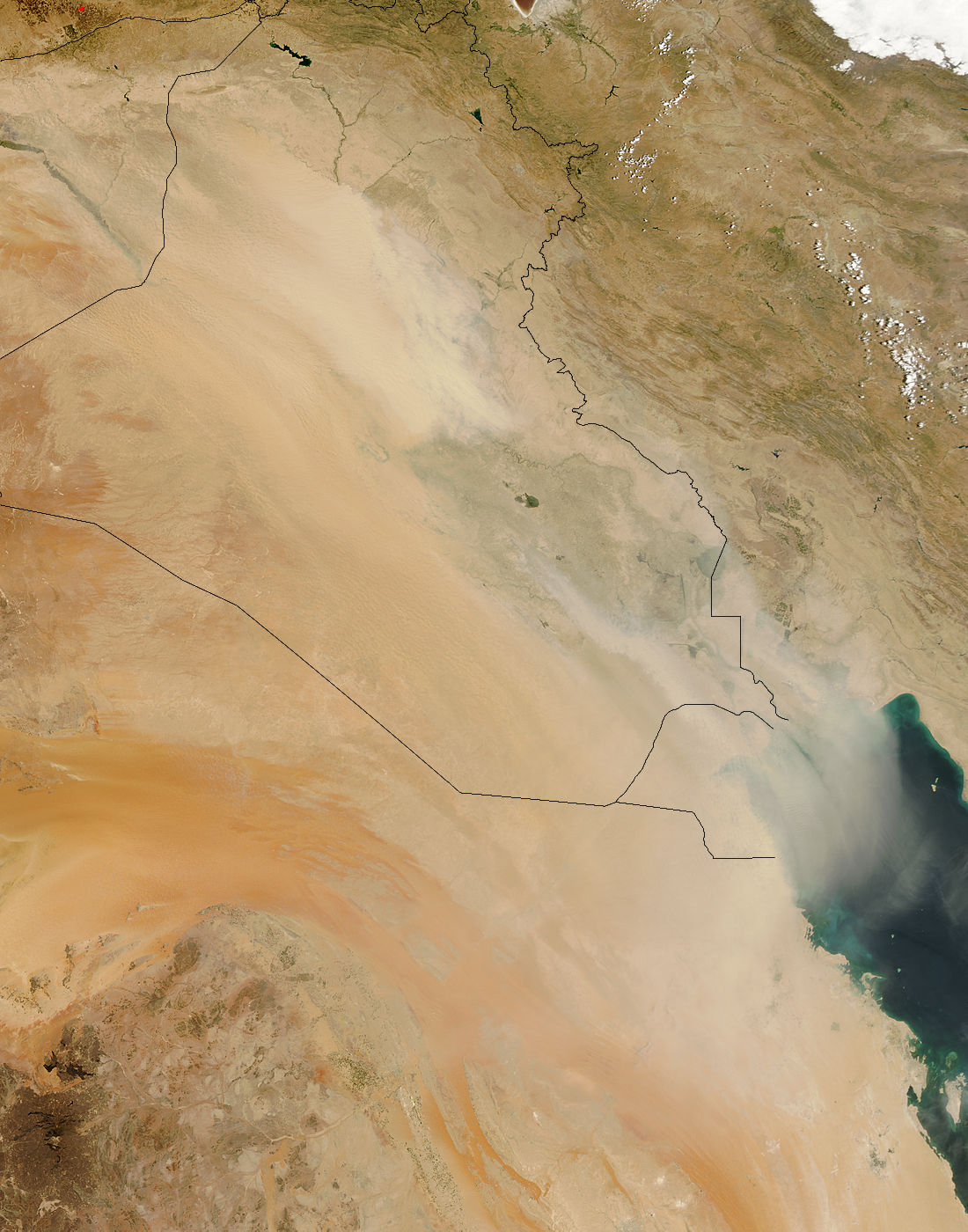 Dust storm in Iraq - related image preview