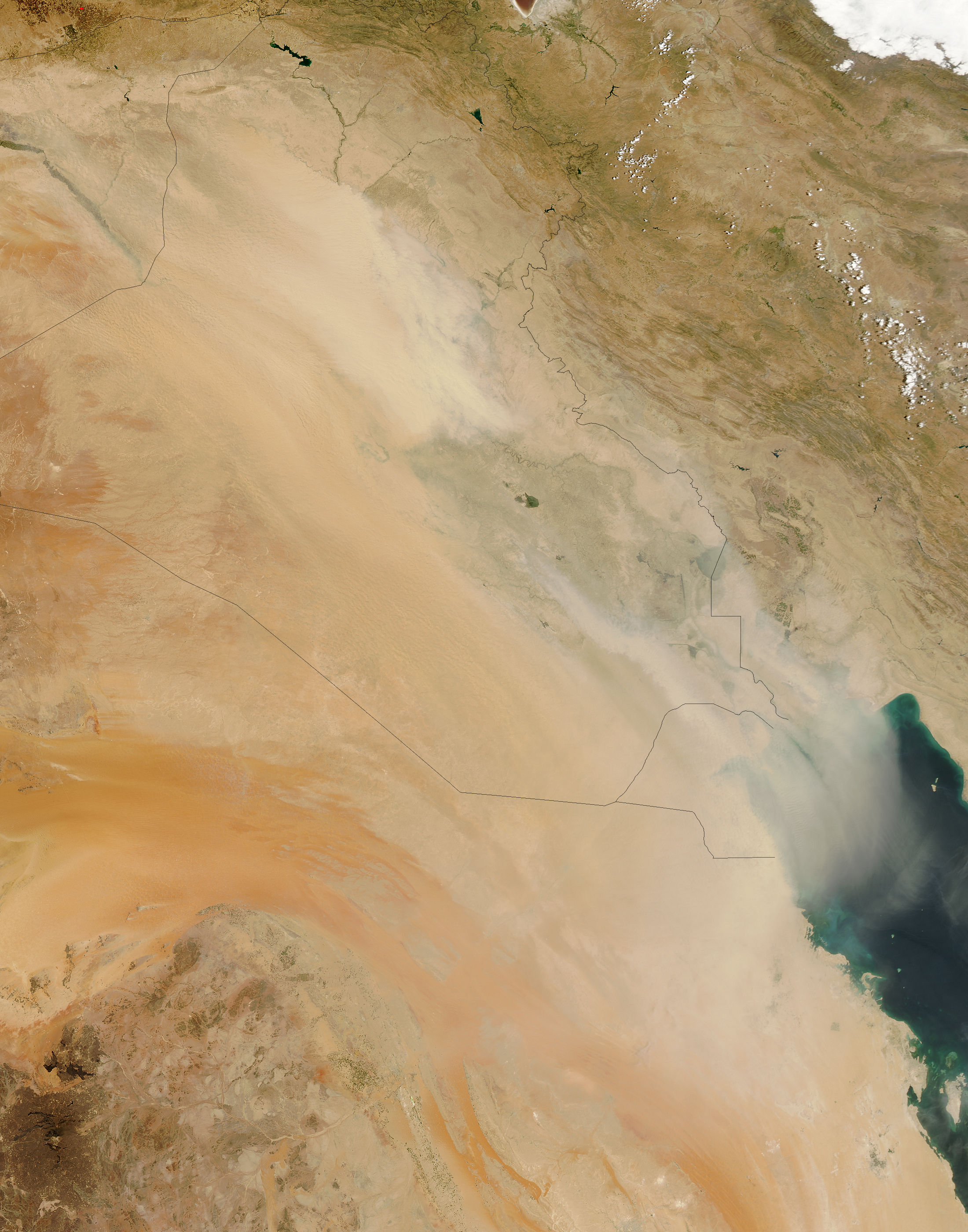 Dust storm in Iraq - related image preview