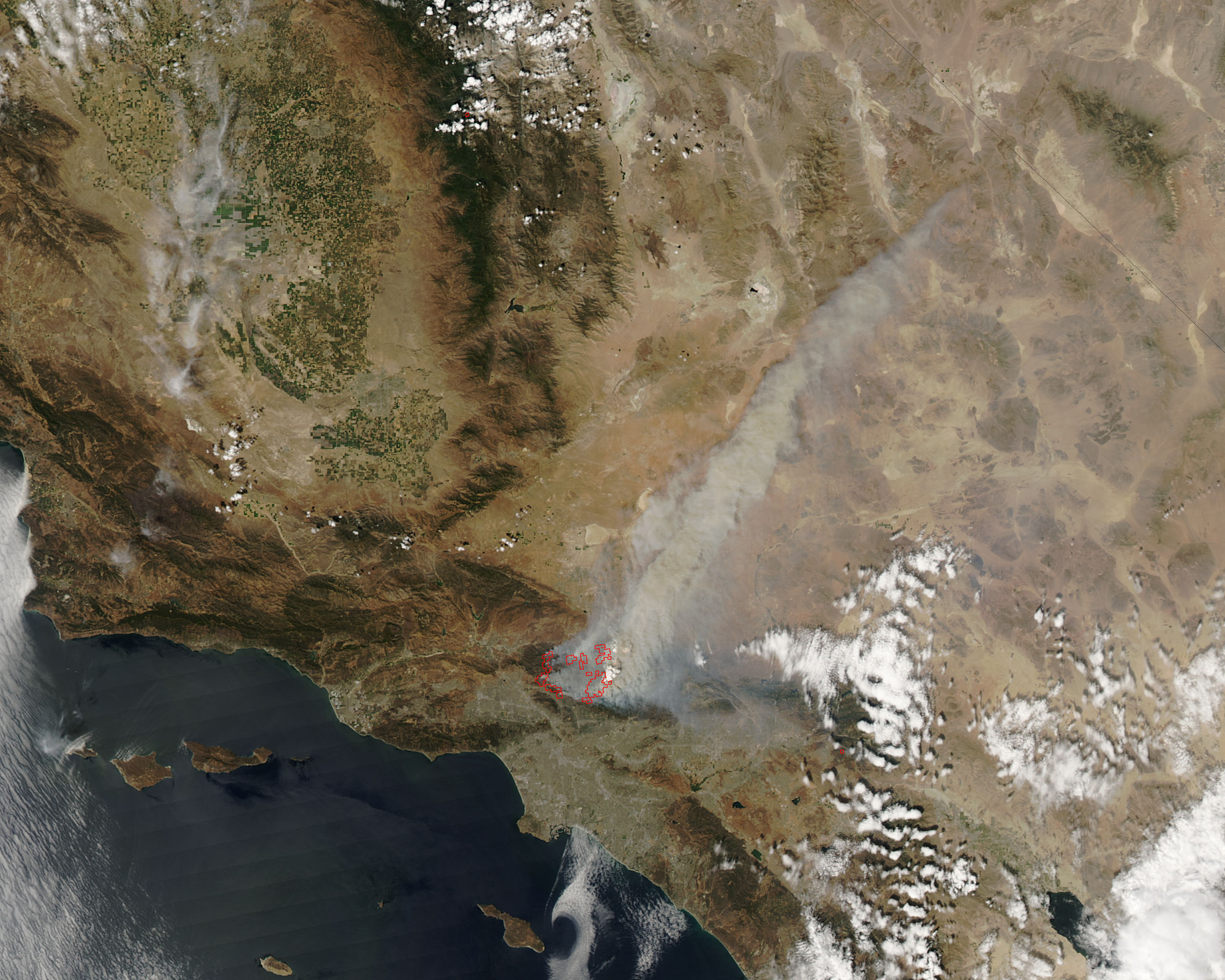 Wildfires near Los Angeles, California - related image preview