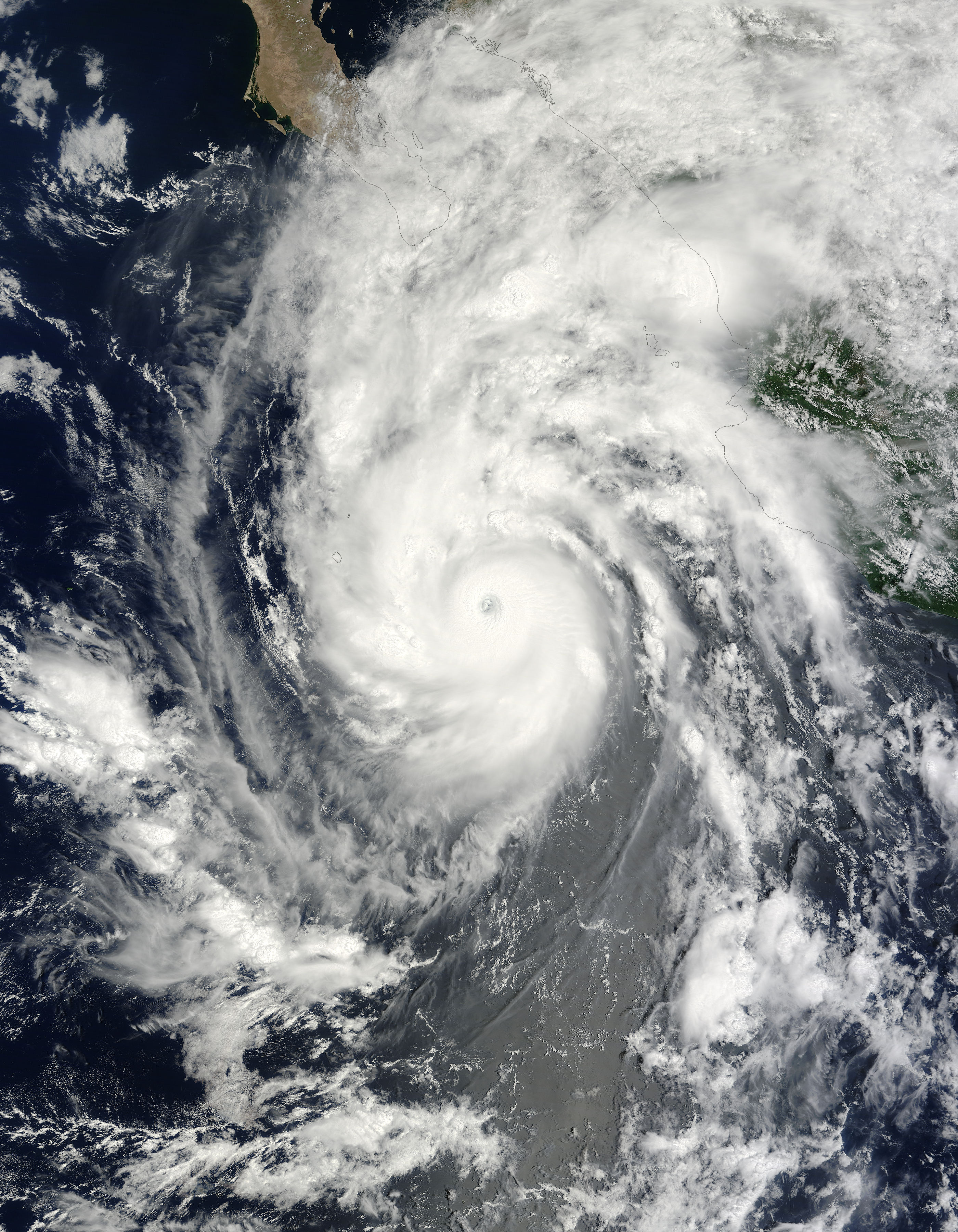 Hurricane Jimena (13E) approaching Baja California - related image preview