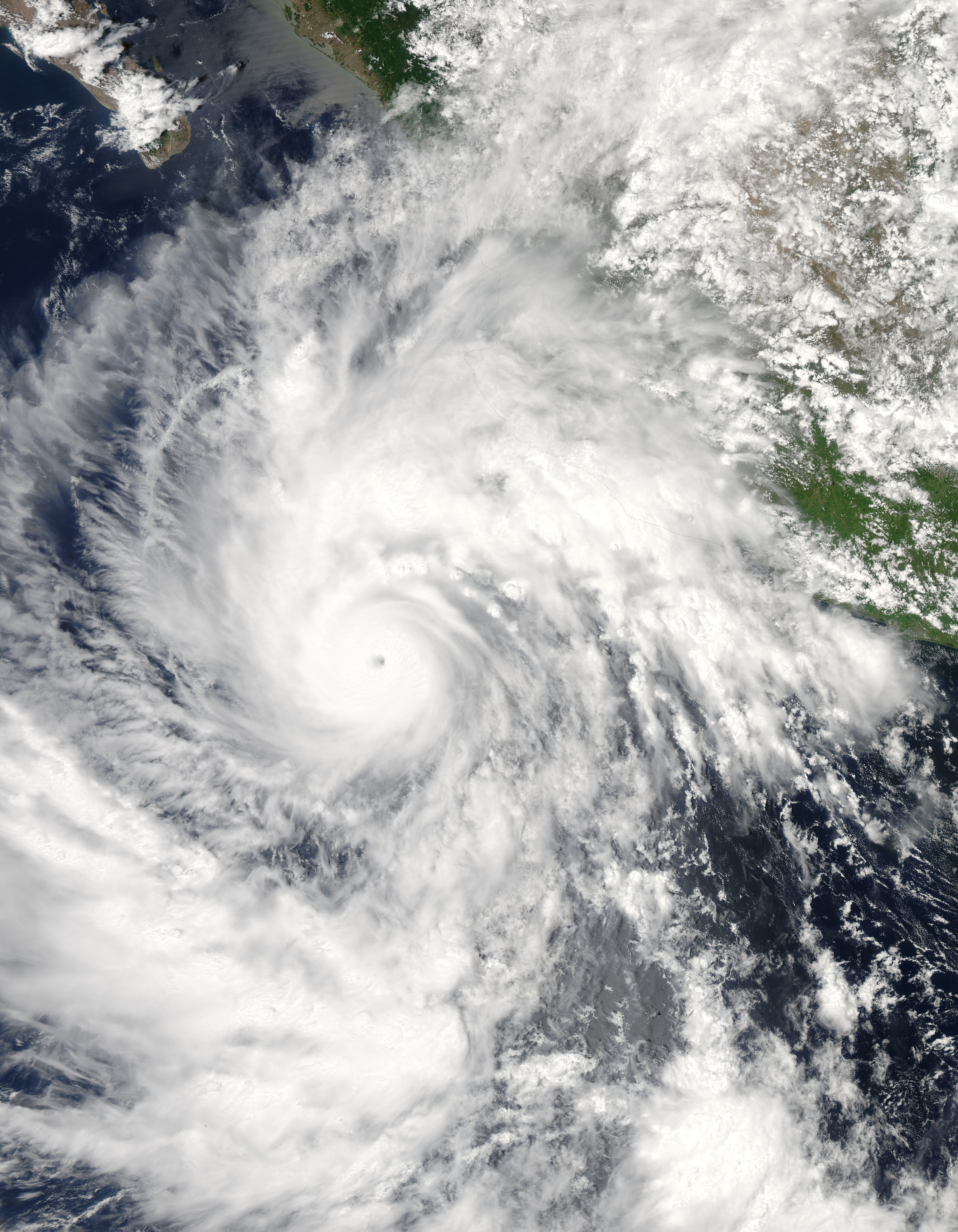 Hurricane Jimena (13E) approaching Baja California - related image preview