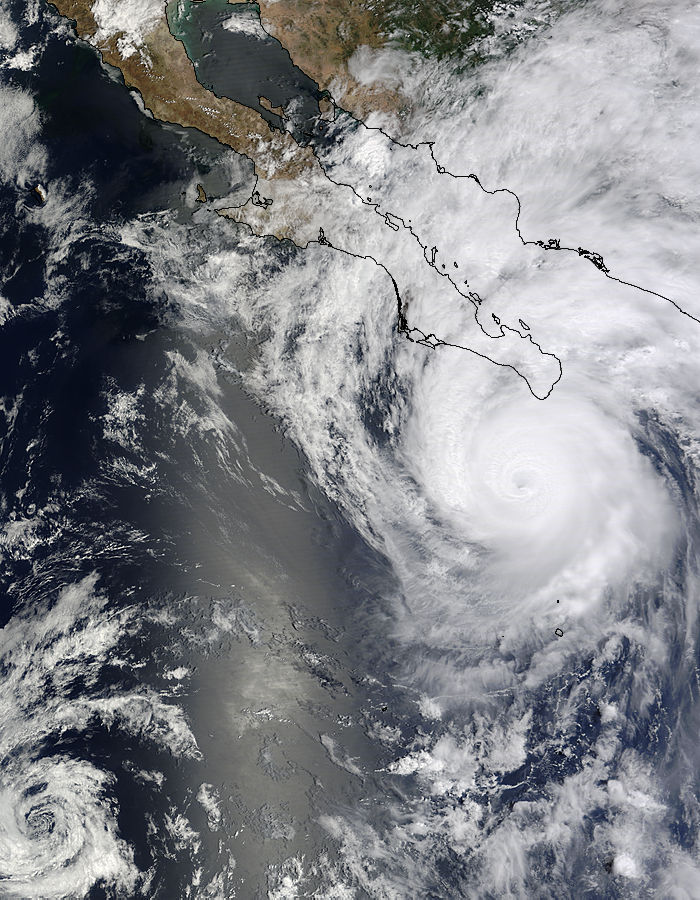 Hurricane Jimena (13E) over Baja California - related image preview