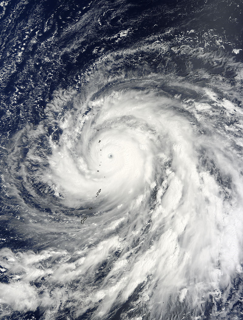 Super Typhoon Choi-wan (15W) over the Mariana Islands, Pacific Ocean - related image preview