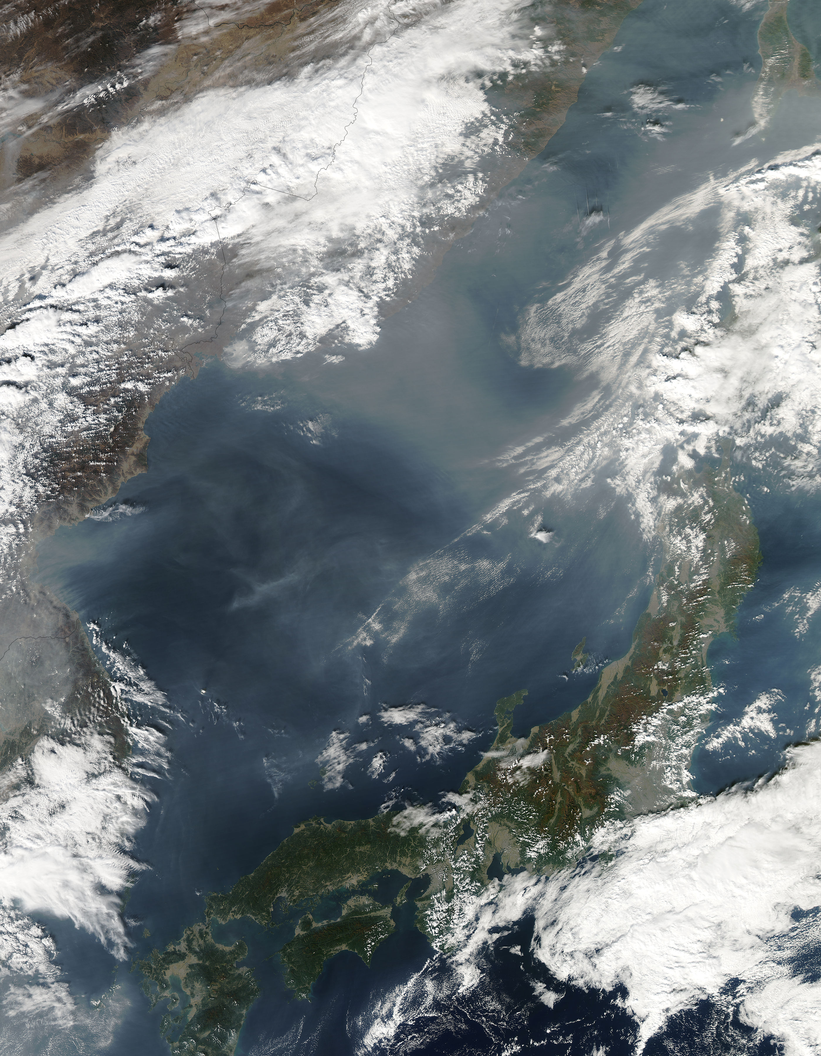 Haze over the Sea of Japan