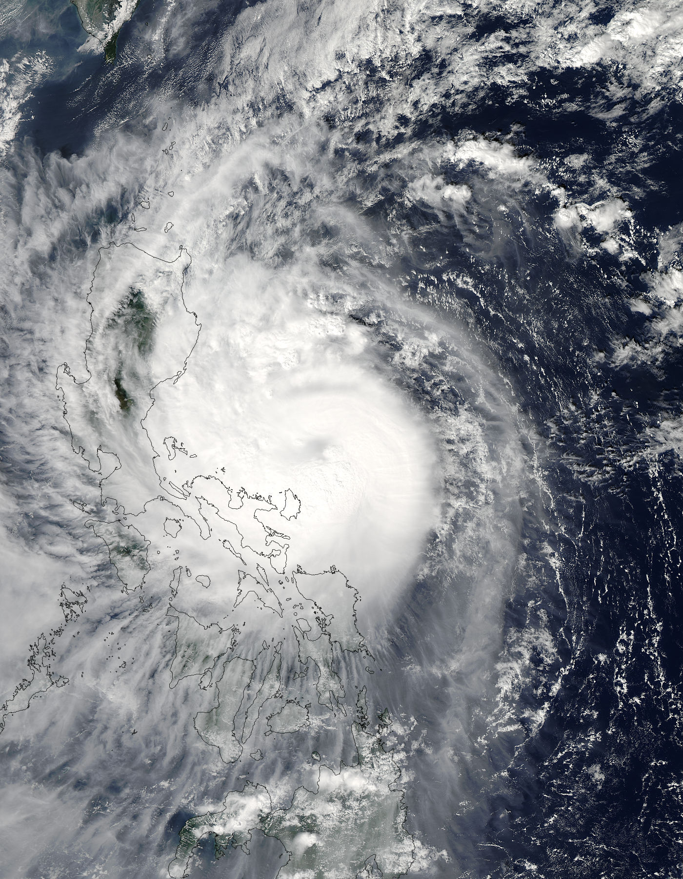 Typhoon Mirinae (23W) over the Philippines - related image preview