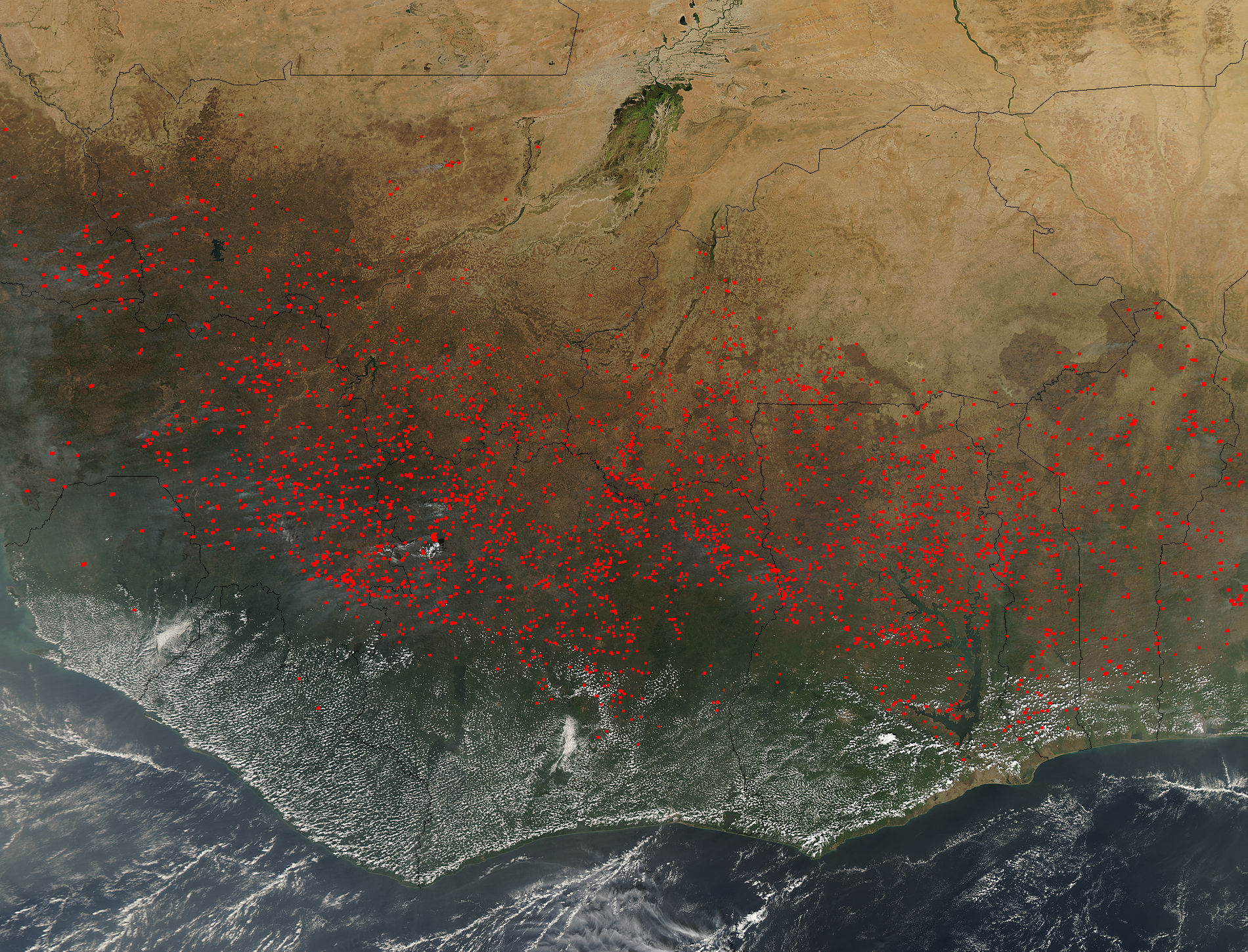 Fires in West Africa - related image preview