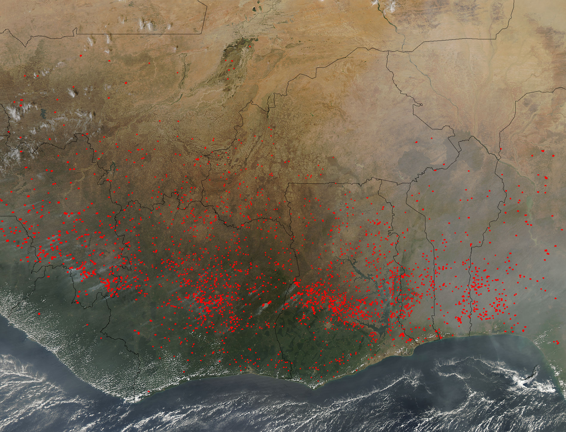 Fires in West Africa - related image preview