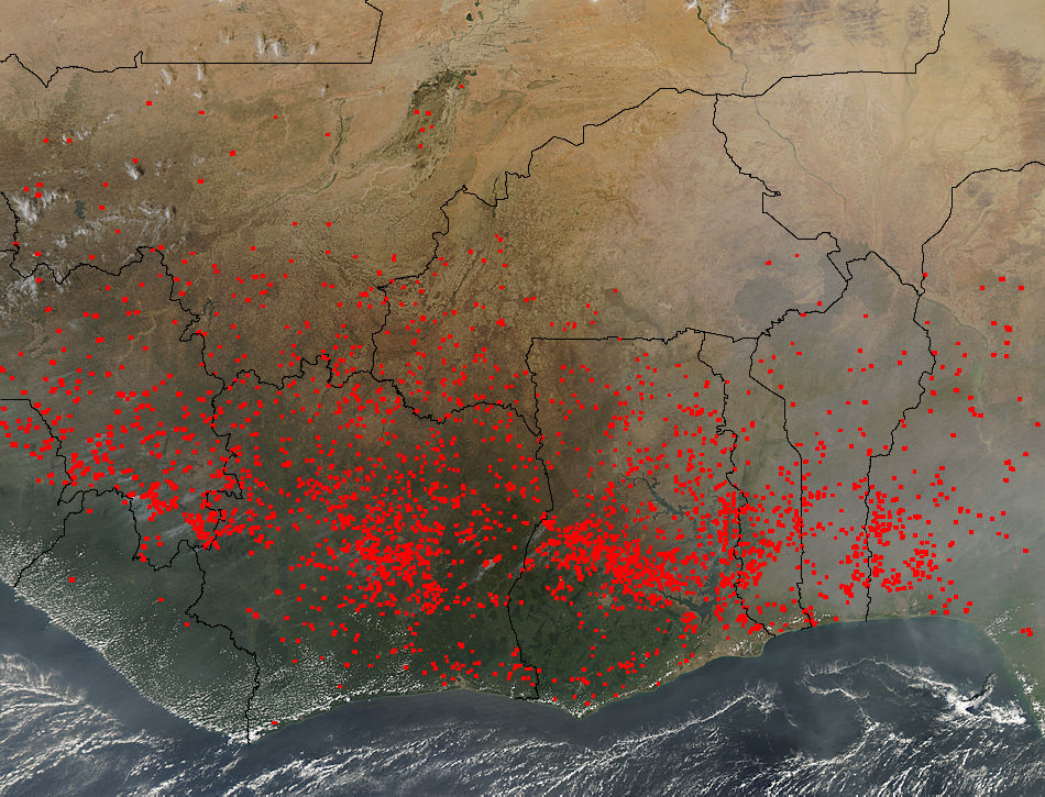 Fires in West Africa - related image preview