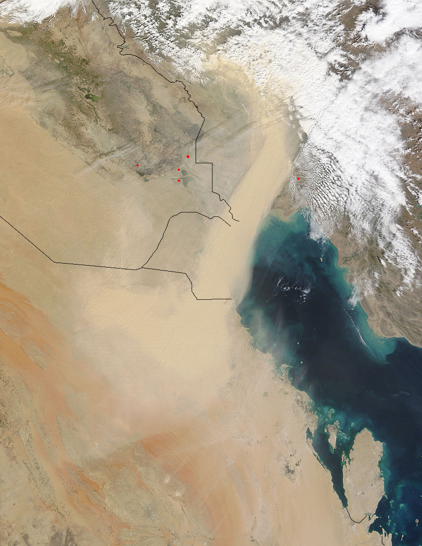 Dust storm in the Middle East - related image preview