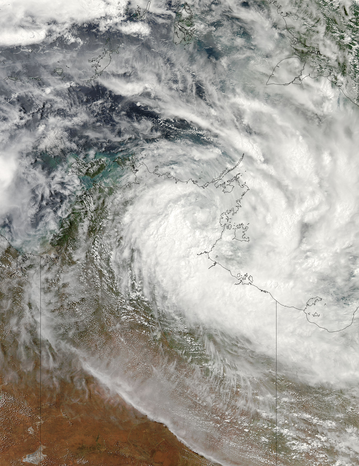 Tropical Cyclone Paul (22P) over Australia - related image preview