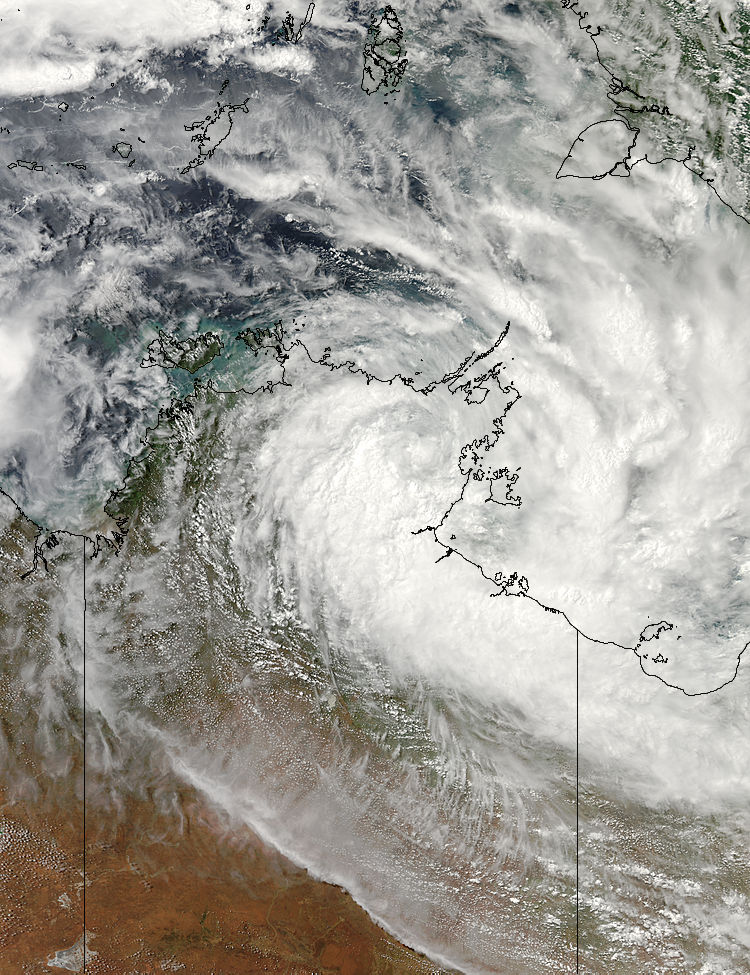 Tropical Cyclone Paul (22P) over Australia - related image preview