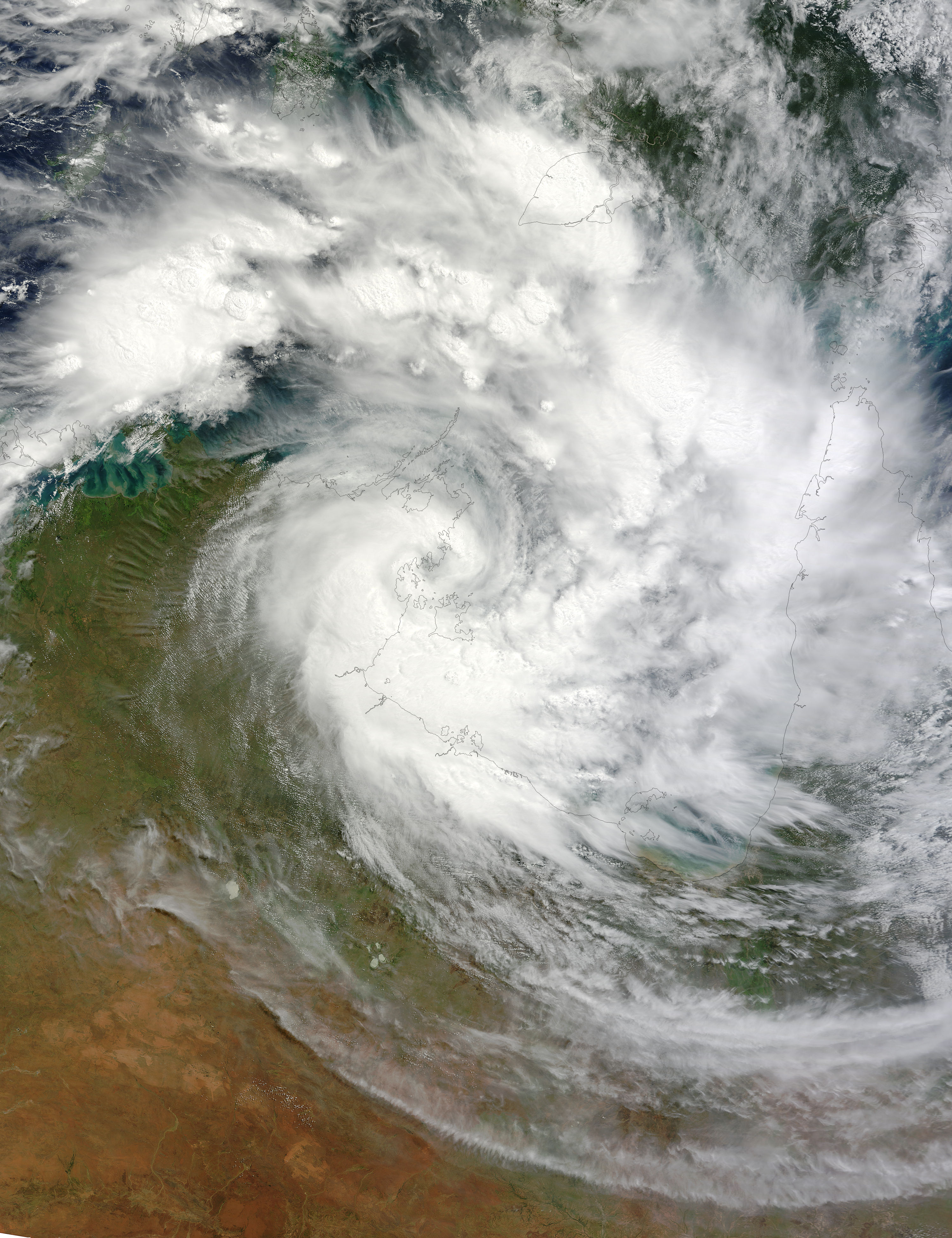 Tropical Cyclone Paul (22P) over Australia - related image preview