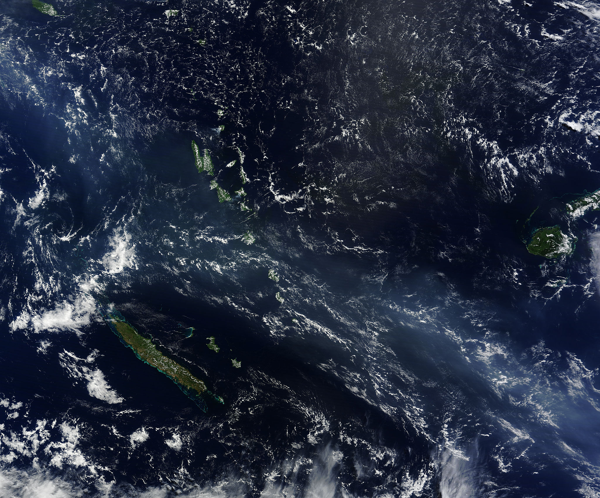 Vog from Ambrym and Gaua Volcanoes, Vanuatu - related image preview