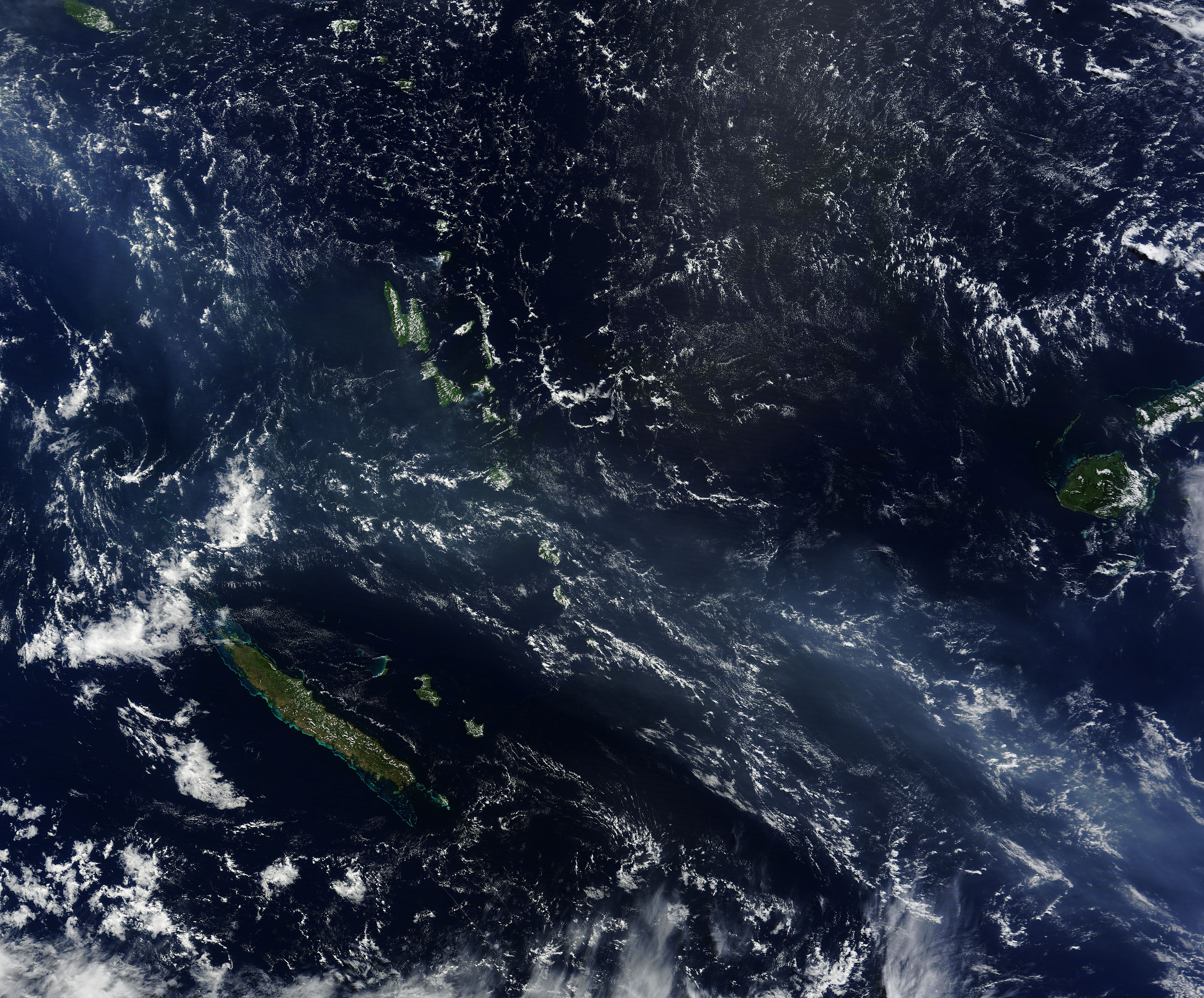 Vog from Ambrym and Gaua Volcanoes, Vanuatu - related image preview