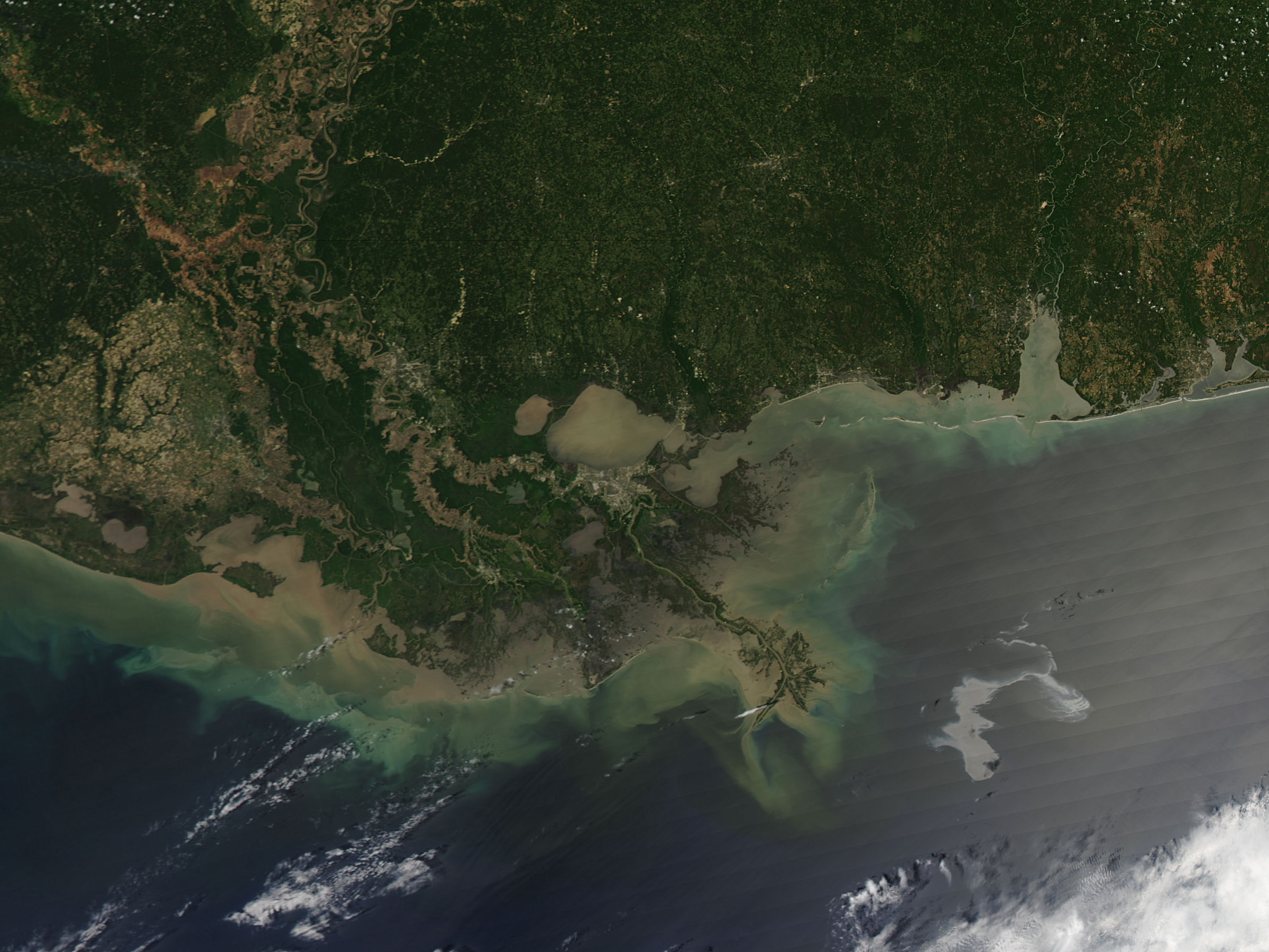 Oil slick in the Gulf of Mexico - related image preview