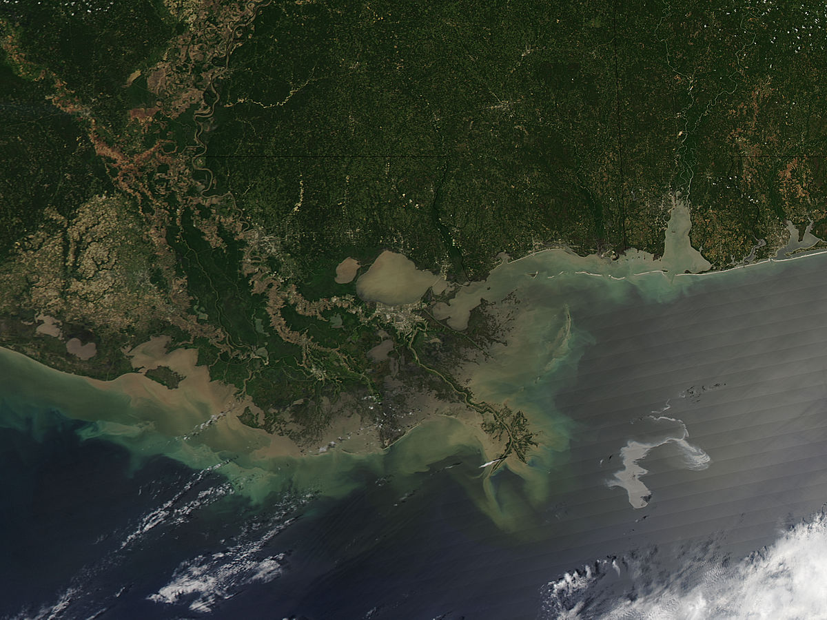 Oil slick in the Gulf of Mexico - related image preview