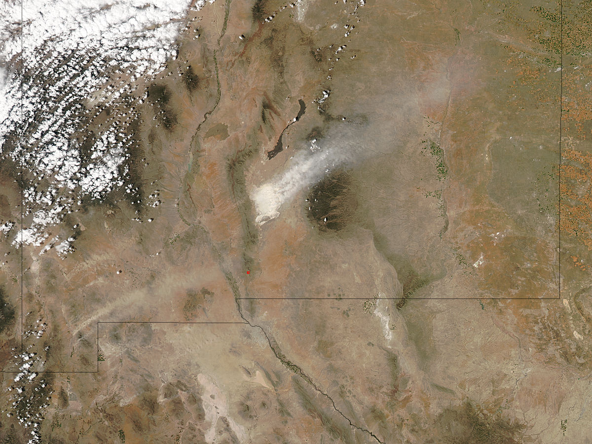 Dust Storm White Sands New Mexico