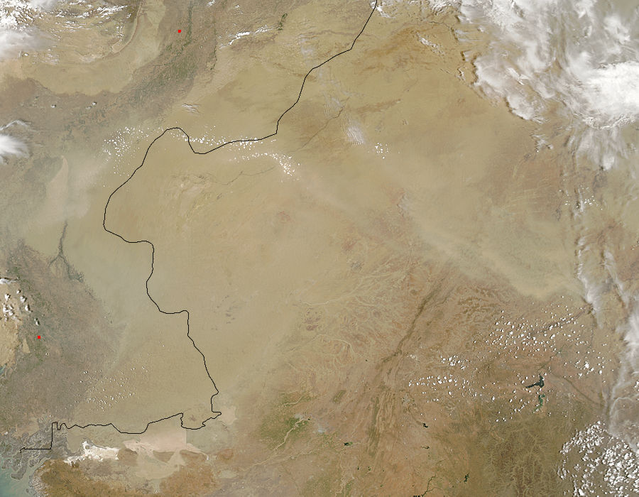 Dust storms in India and Pakistan