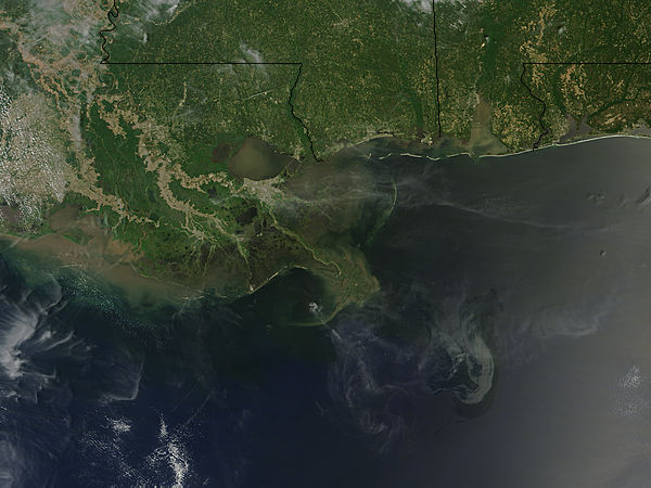 Oil slick in the Gulf of Mexico - related image preview