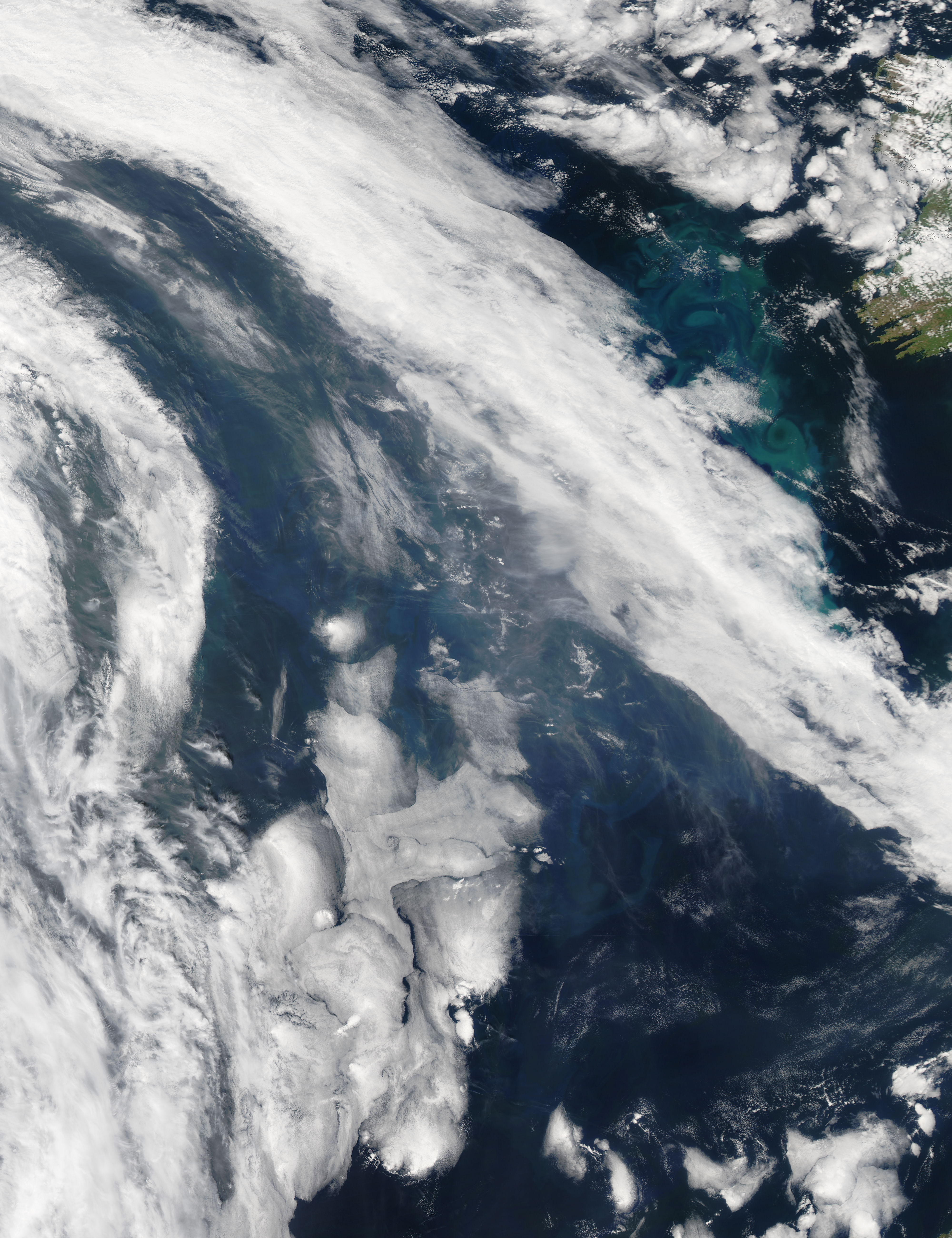 Ocean color in the North Atlantic - related image preview