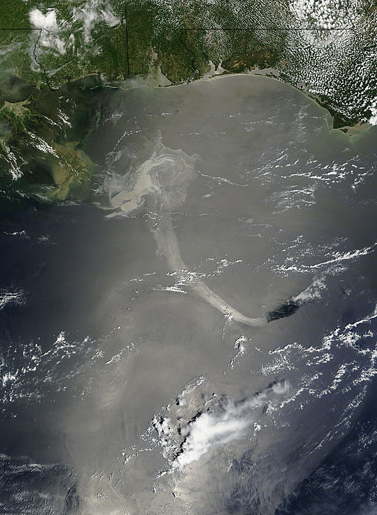 Oil slick in the Gulf of Mexico - related image preview