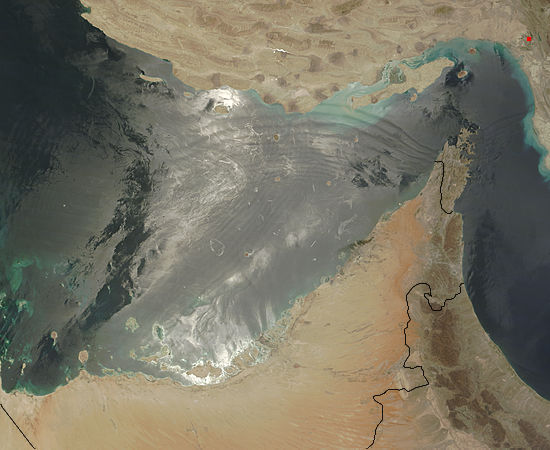 Atmospheric gravity waves over the Persian Gulf - related image preview