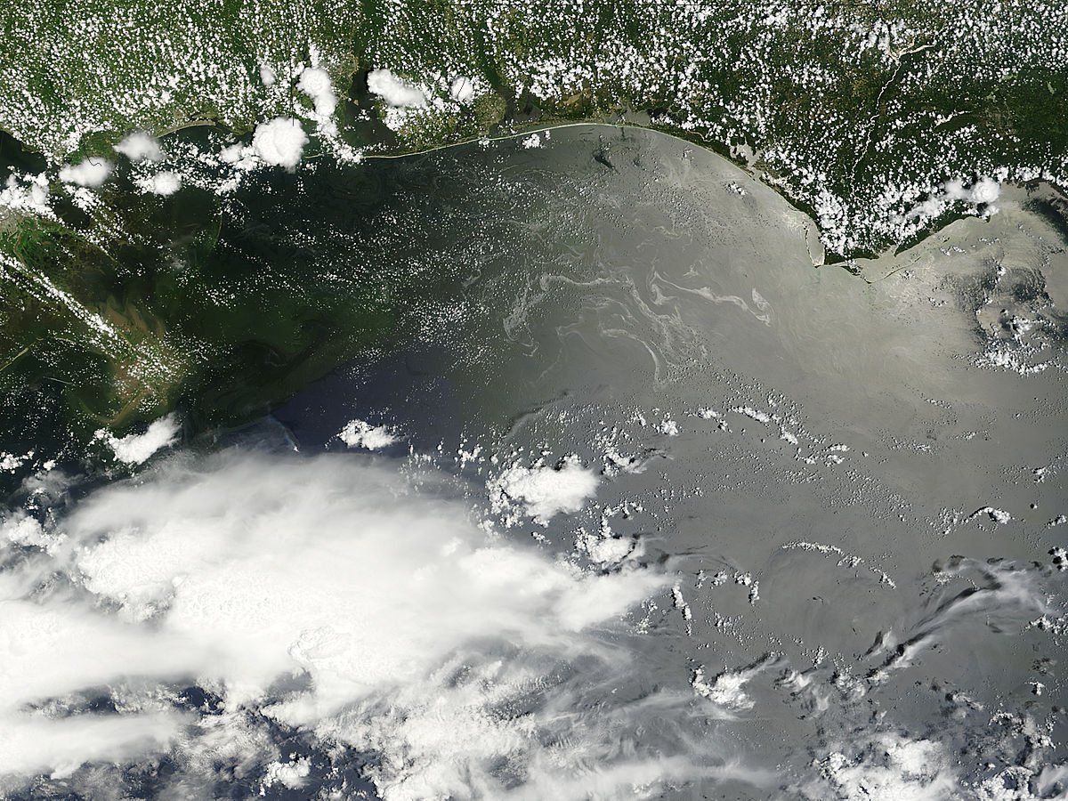 Oil slick in the Gulf of Mexico - related image preview