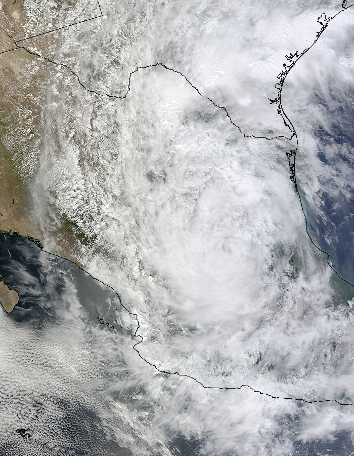 Tropical Storm Alex (01L) over Mexico - related image preview