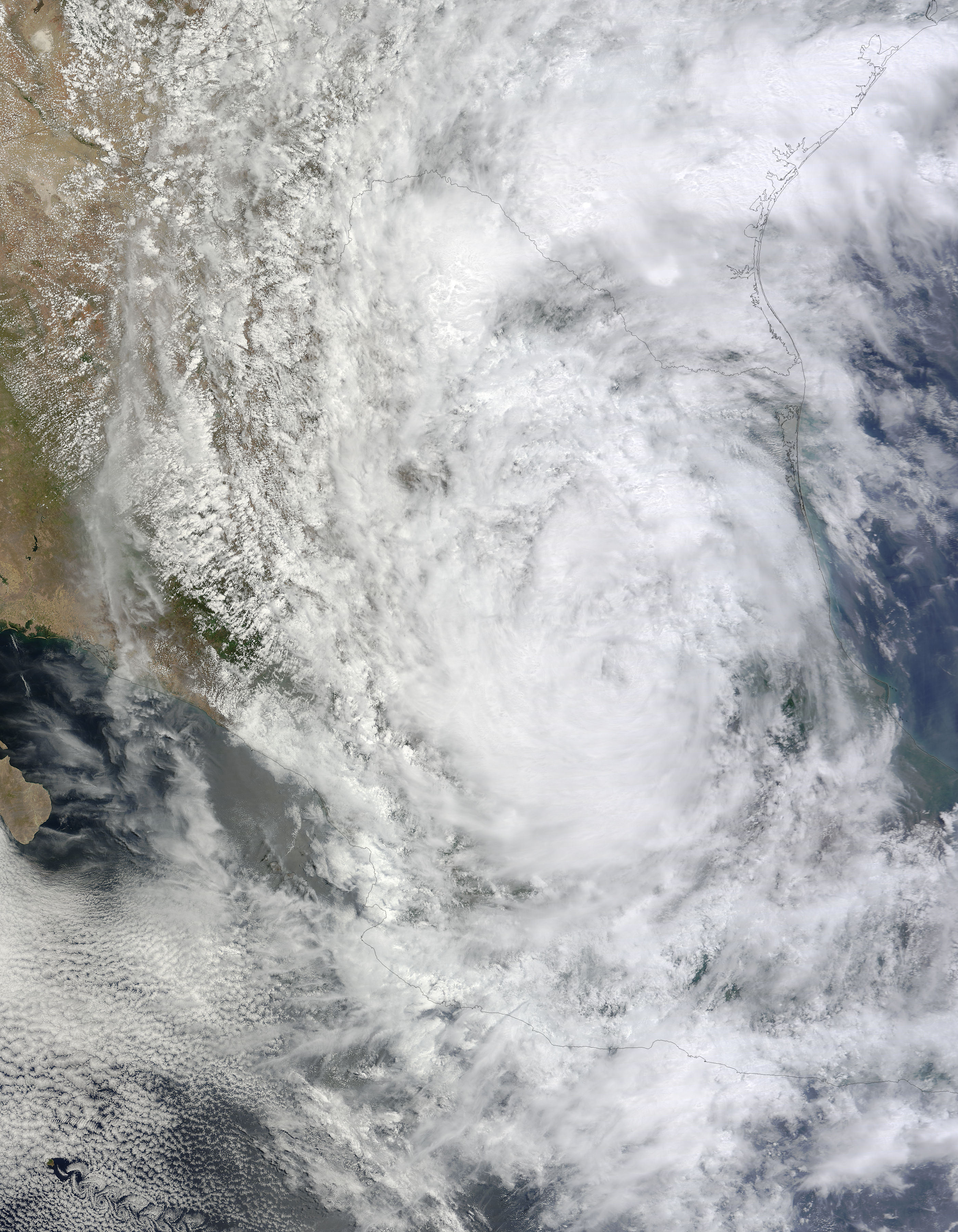 Tropical Storm Alex (01L) over Mexico - related image preview