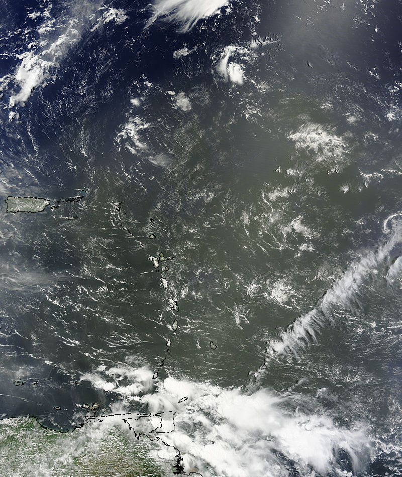 Saharan dust over the Lesser Antilles - related imagethumbnail