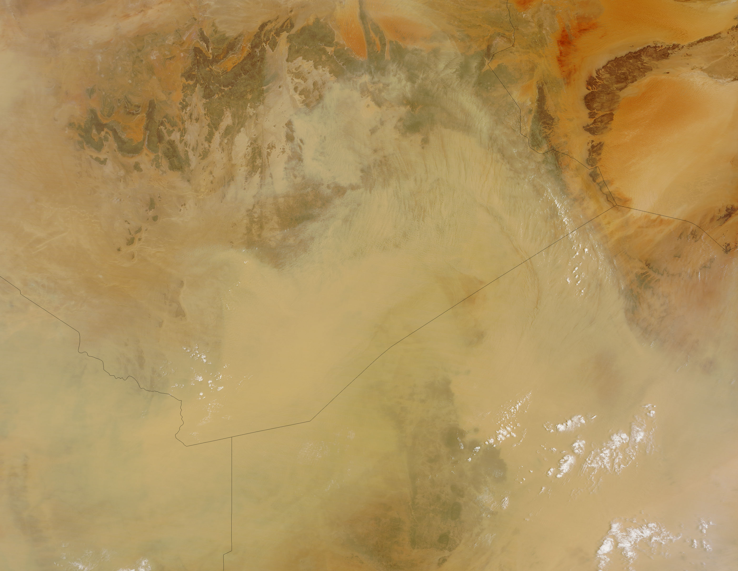 Dust storm in the Sahara Desert - related image preview