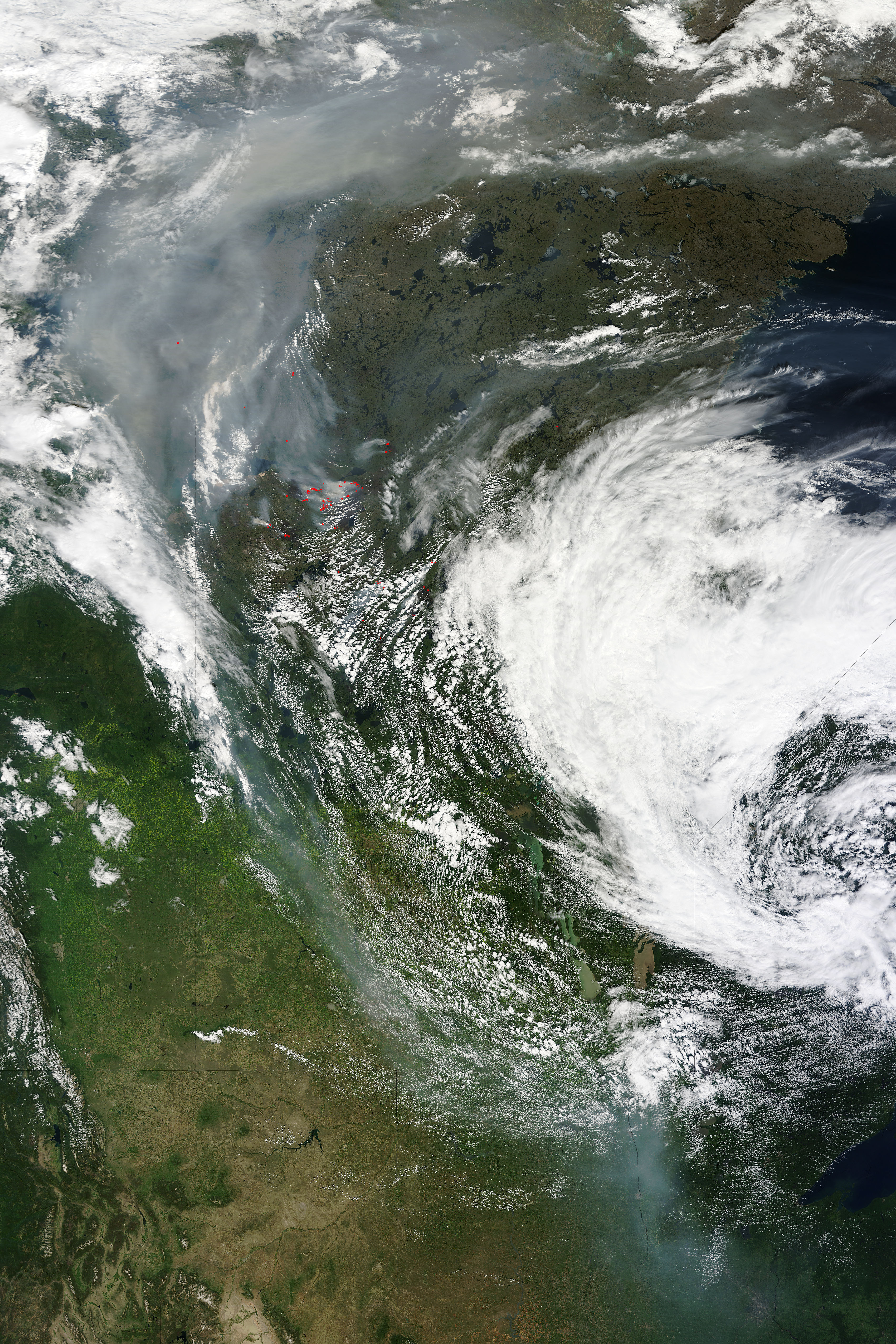 Smoke from Canadian wildfires - related image preview