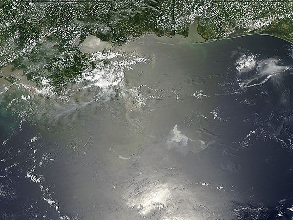 Oil slick in the Gulf of Mexico - related image preview