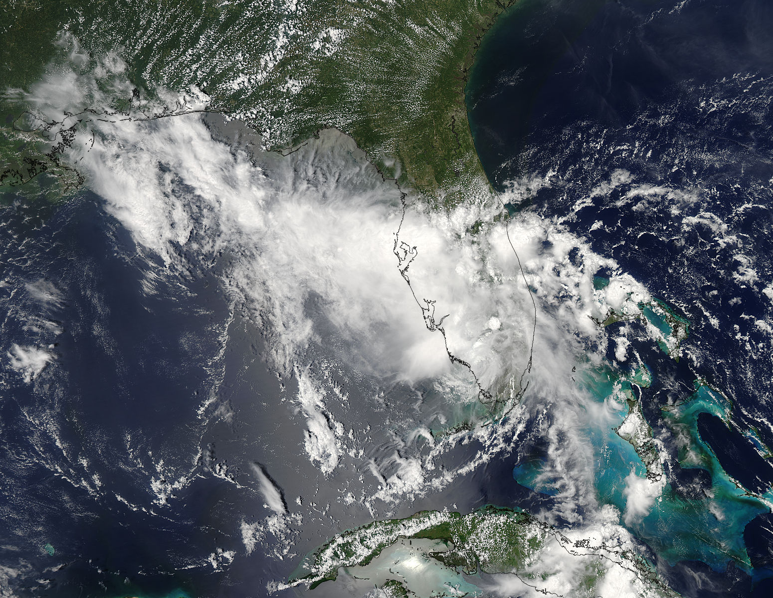 Tropical Storm Bonnie (03L) over Florida - related image preview