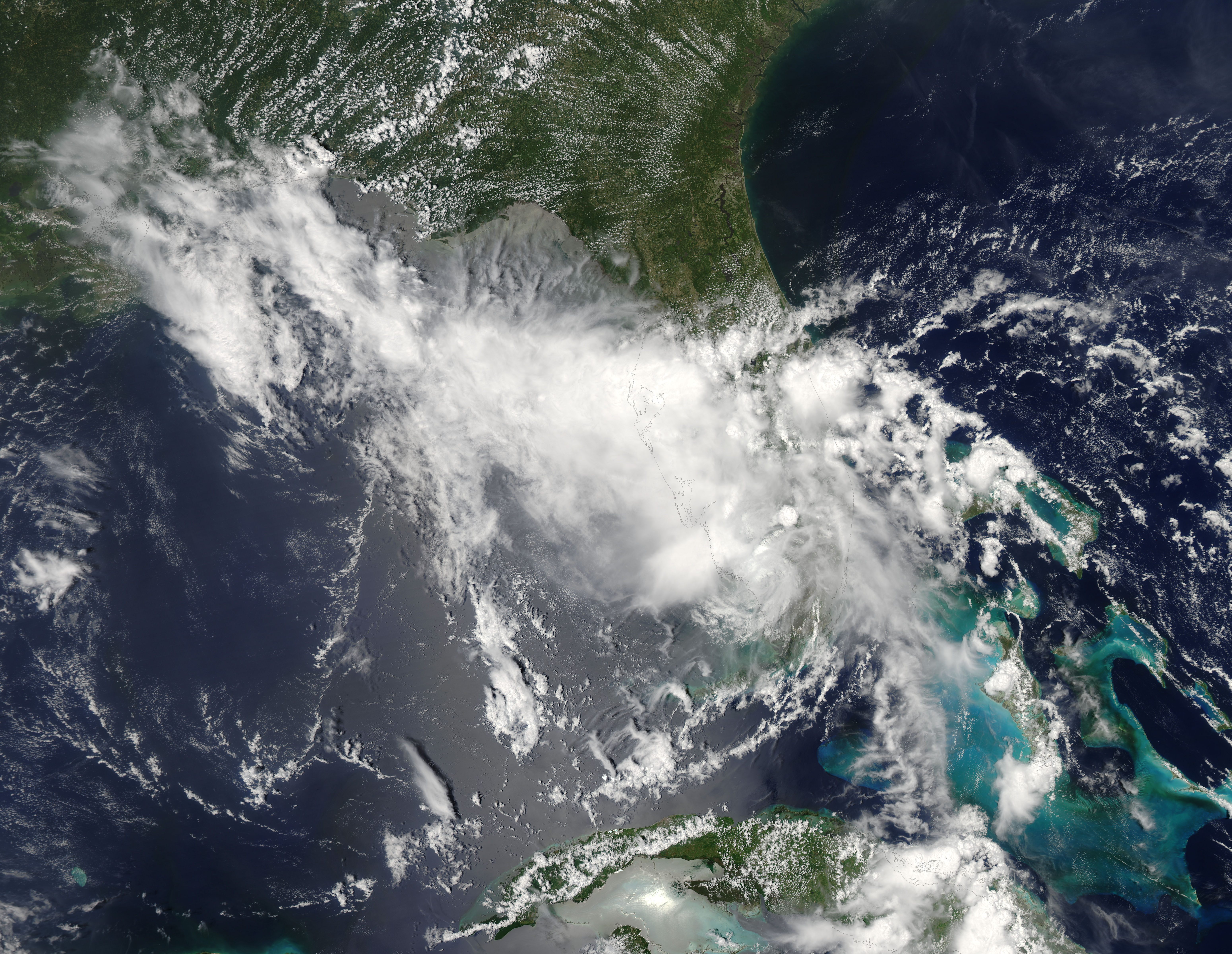 Tropical Storm Bonnie (03L) over Florida - related image preview