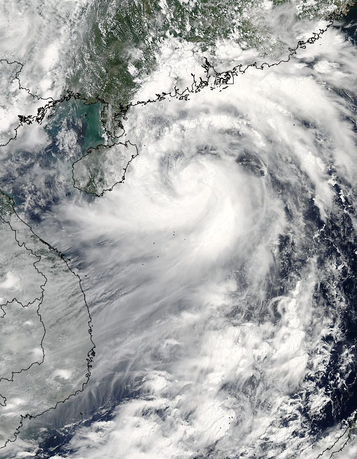 Tropical Storm Chanthu (04W) approaching China - related image preview