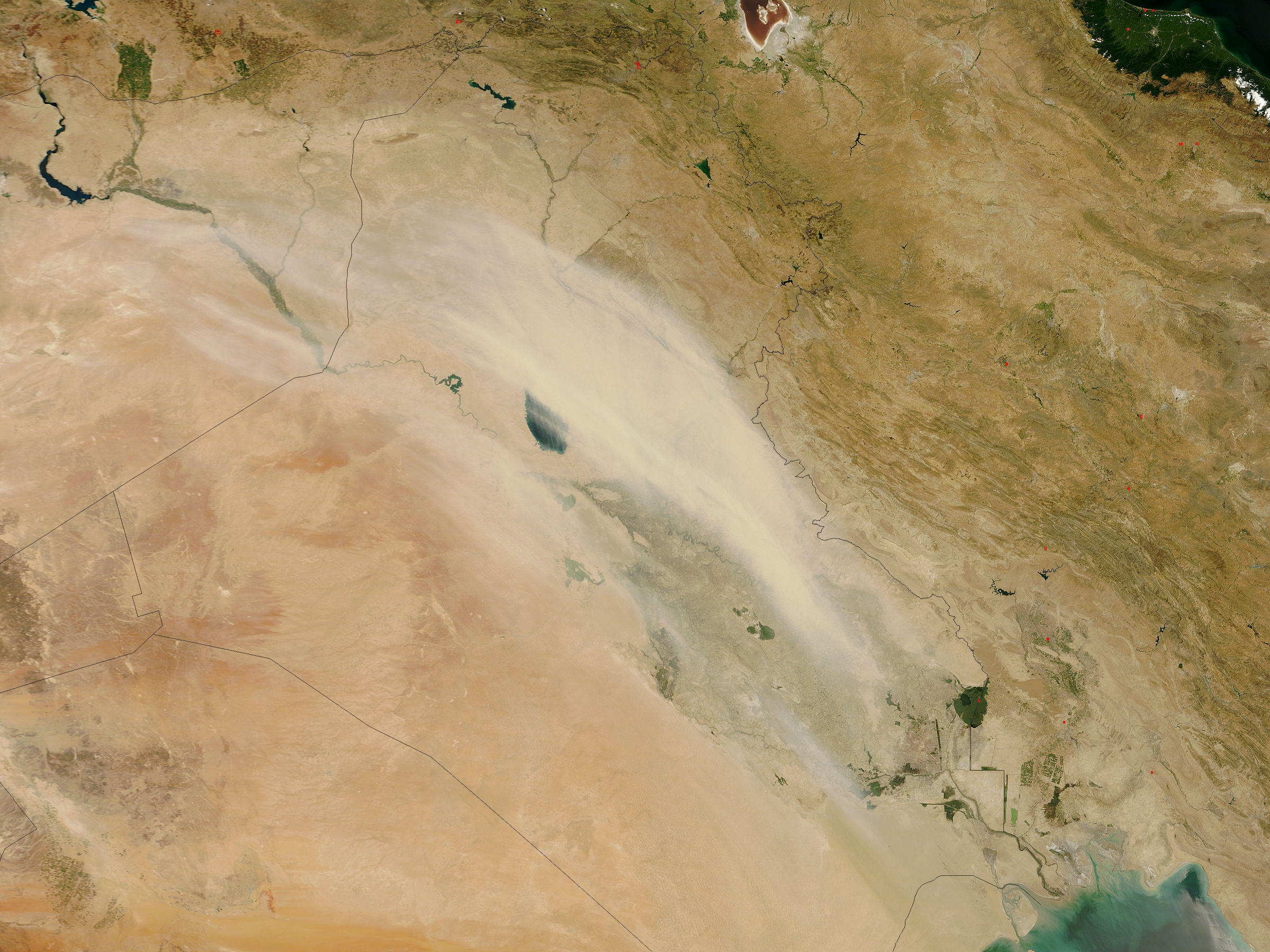 Dust storm in Iraq - related image preview