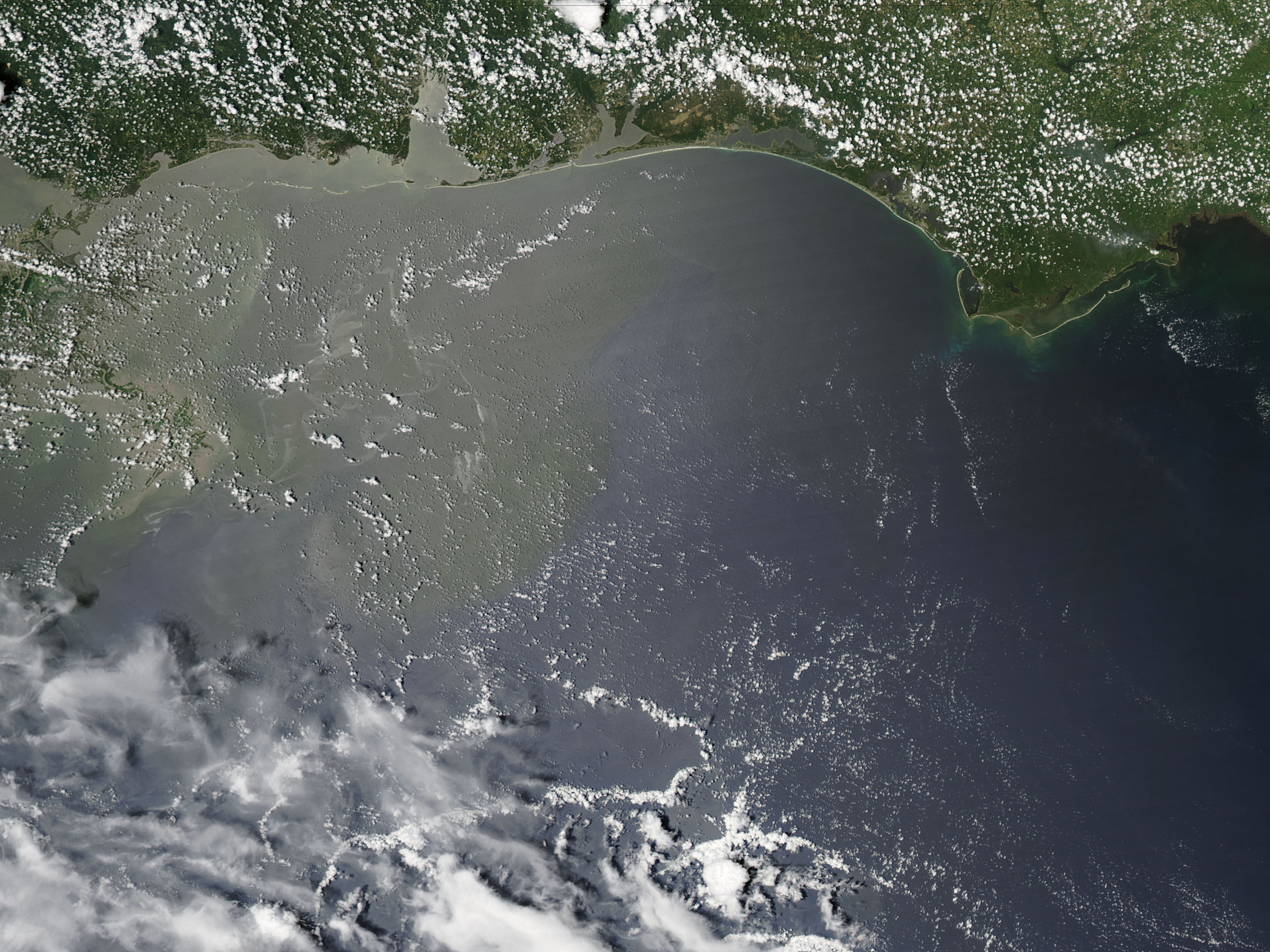 Oil slick in the Gulf of Mexico - related image preview