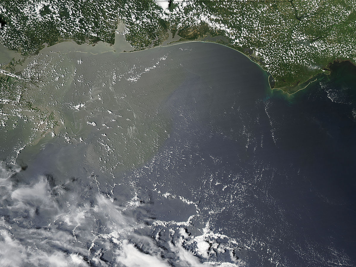 Oil slick in the Gulf of Mexico - related image preview