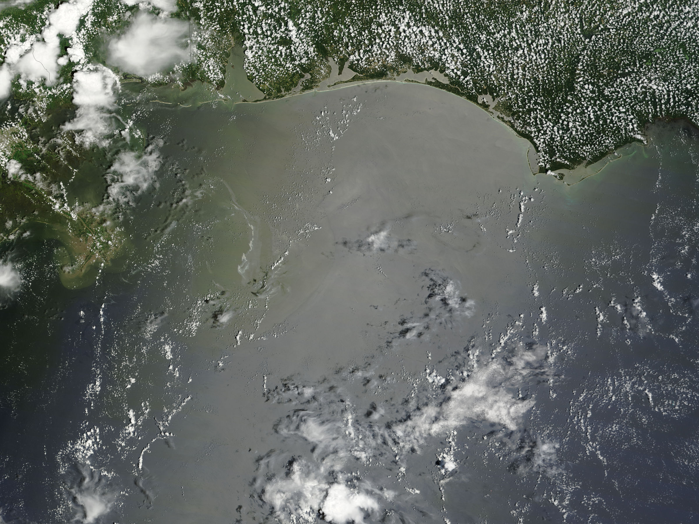 Oil slick in the Gulf of Mexico - related image preview