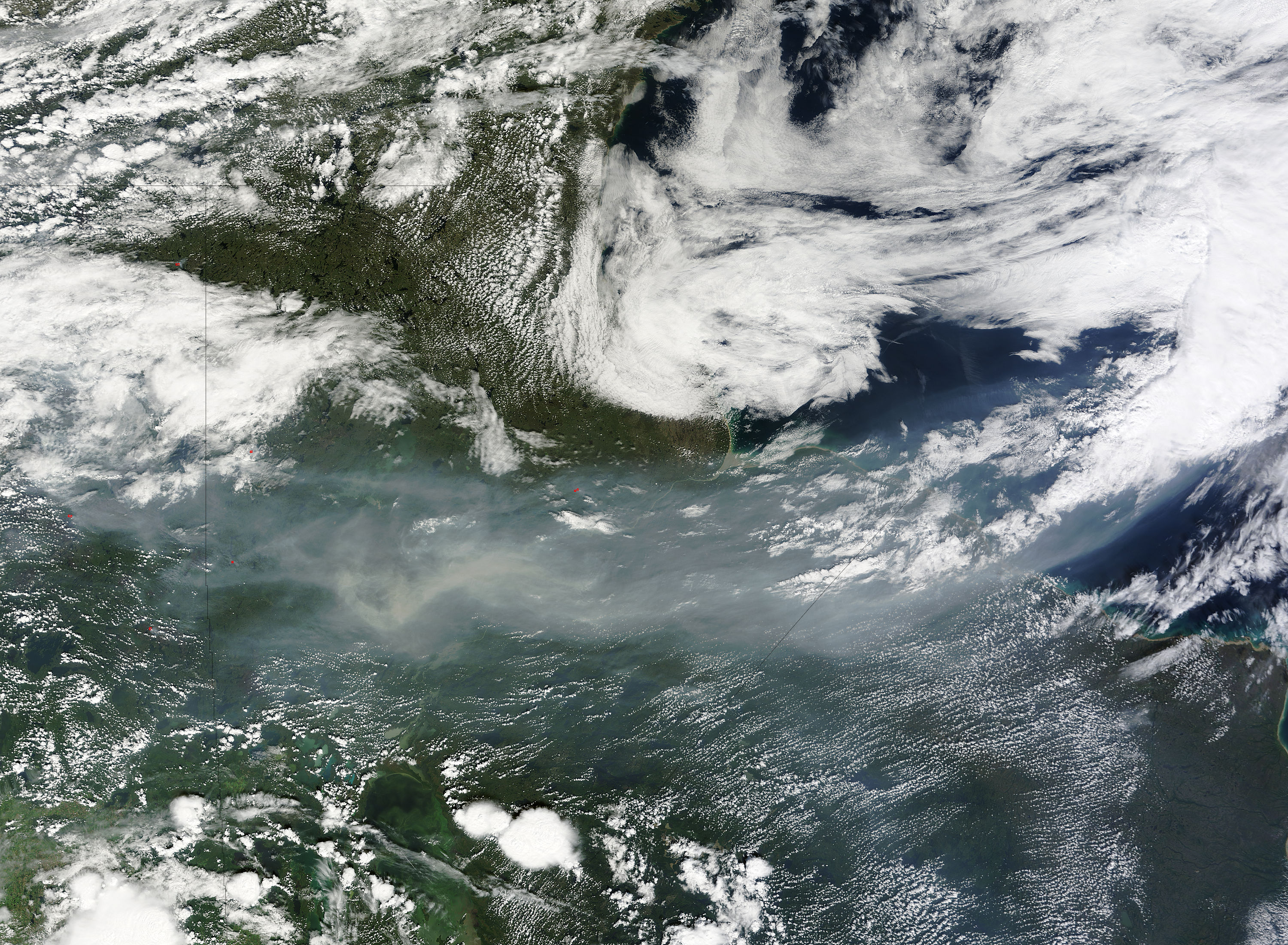 Smoke in northern Canada - related image preview