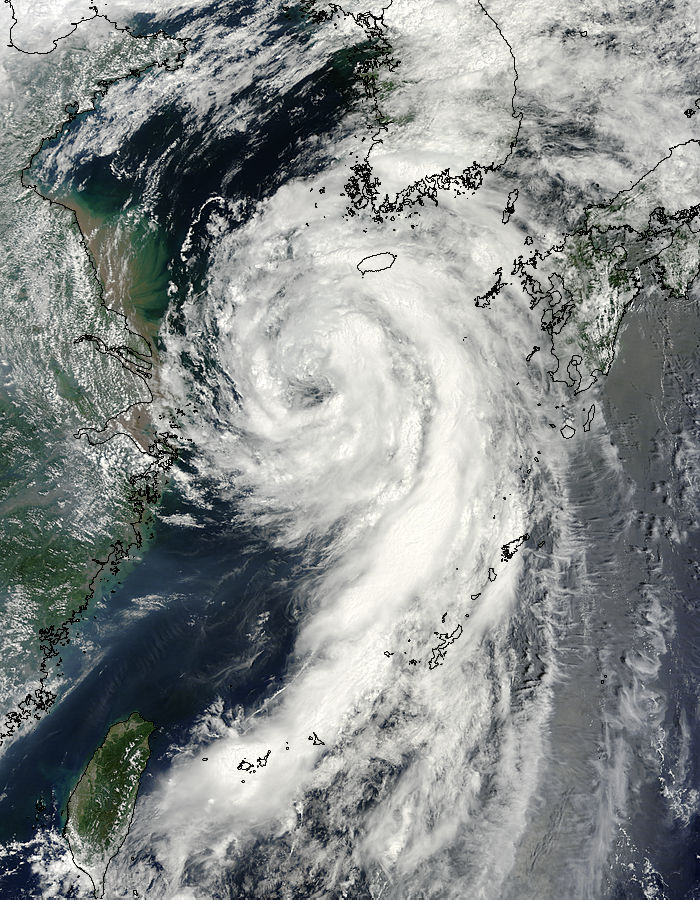 Tropical Storm Dianmu (05W) approaching Korea - related image preview