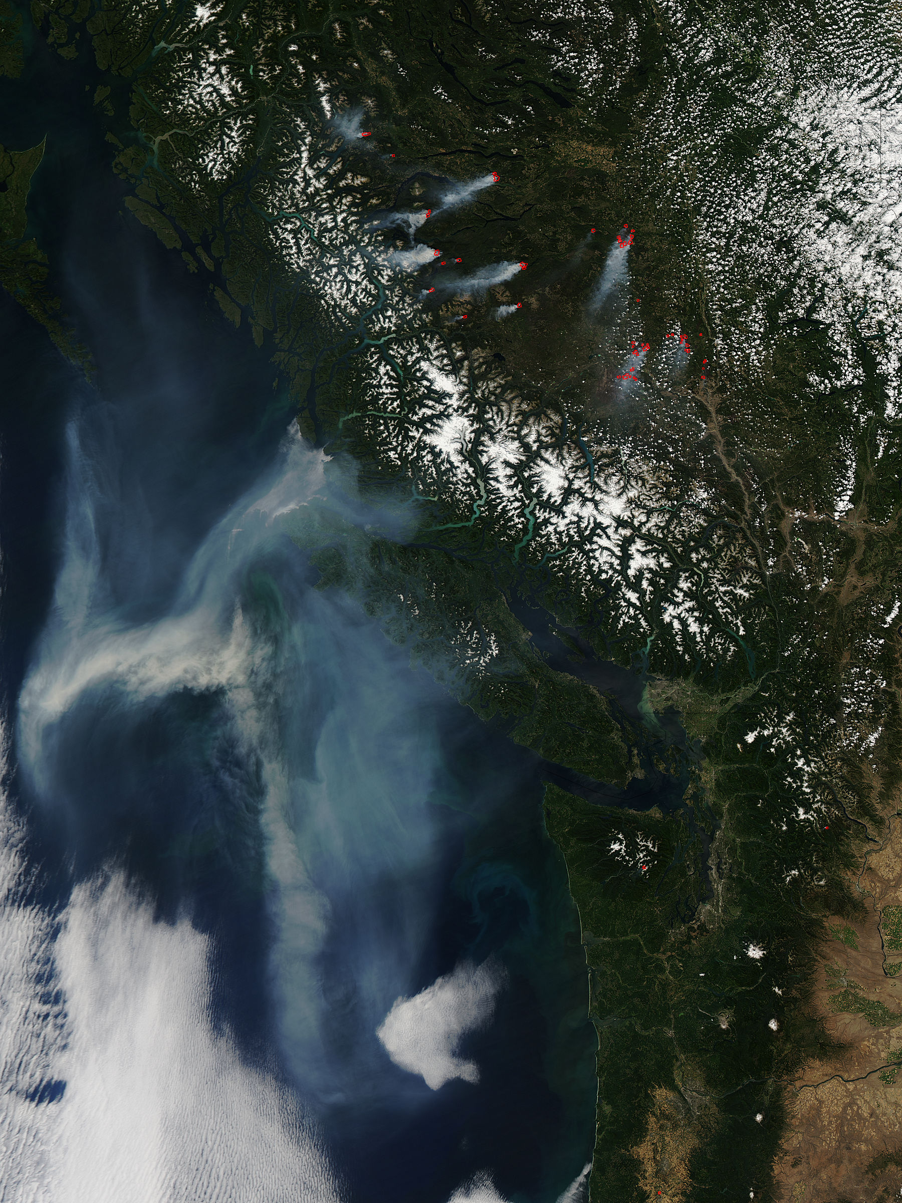 Fires and smoke in British Columbia - related image preview