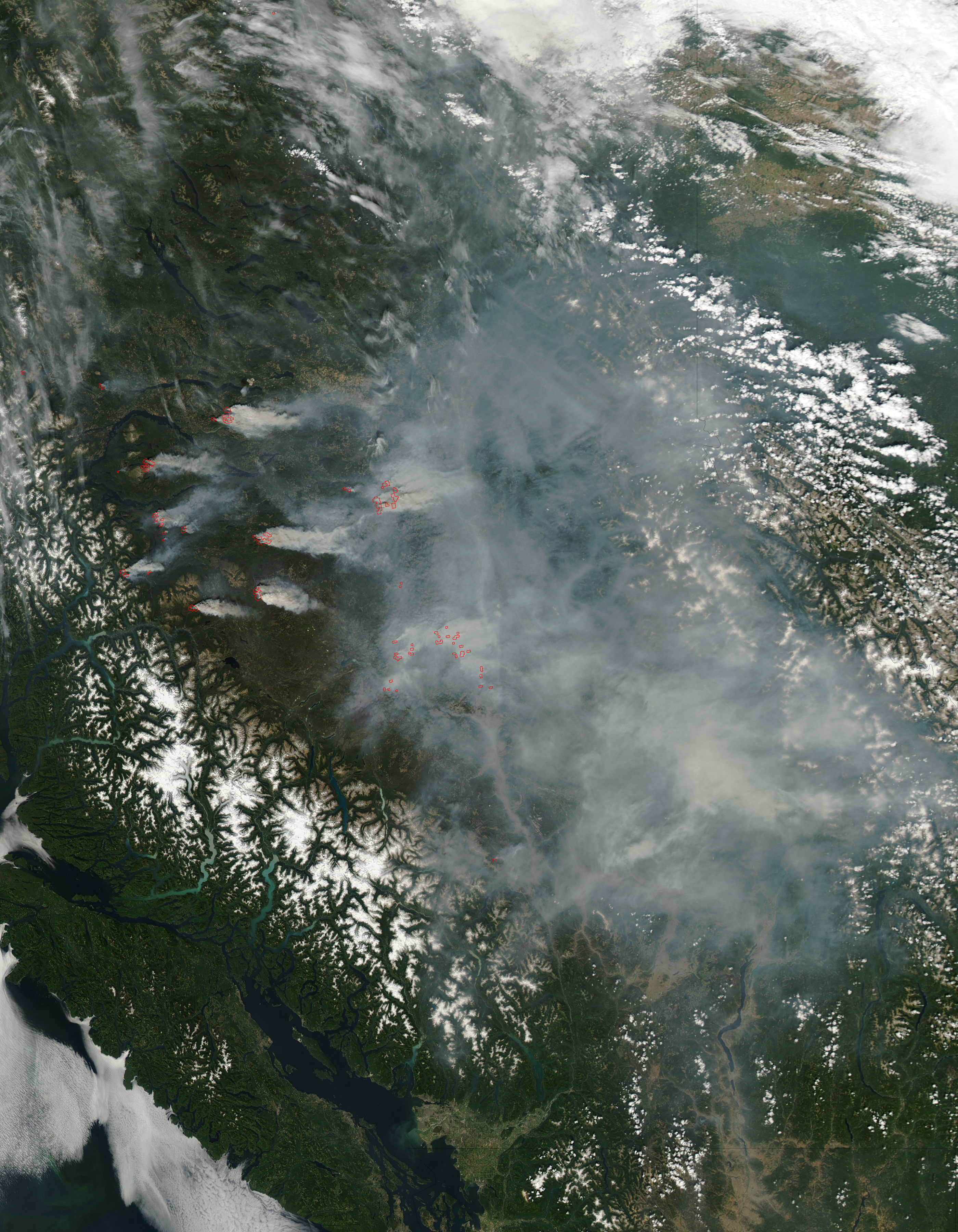 Fires and smoke in British Columbia - related image preview