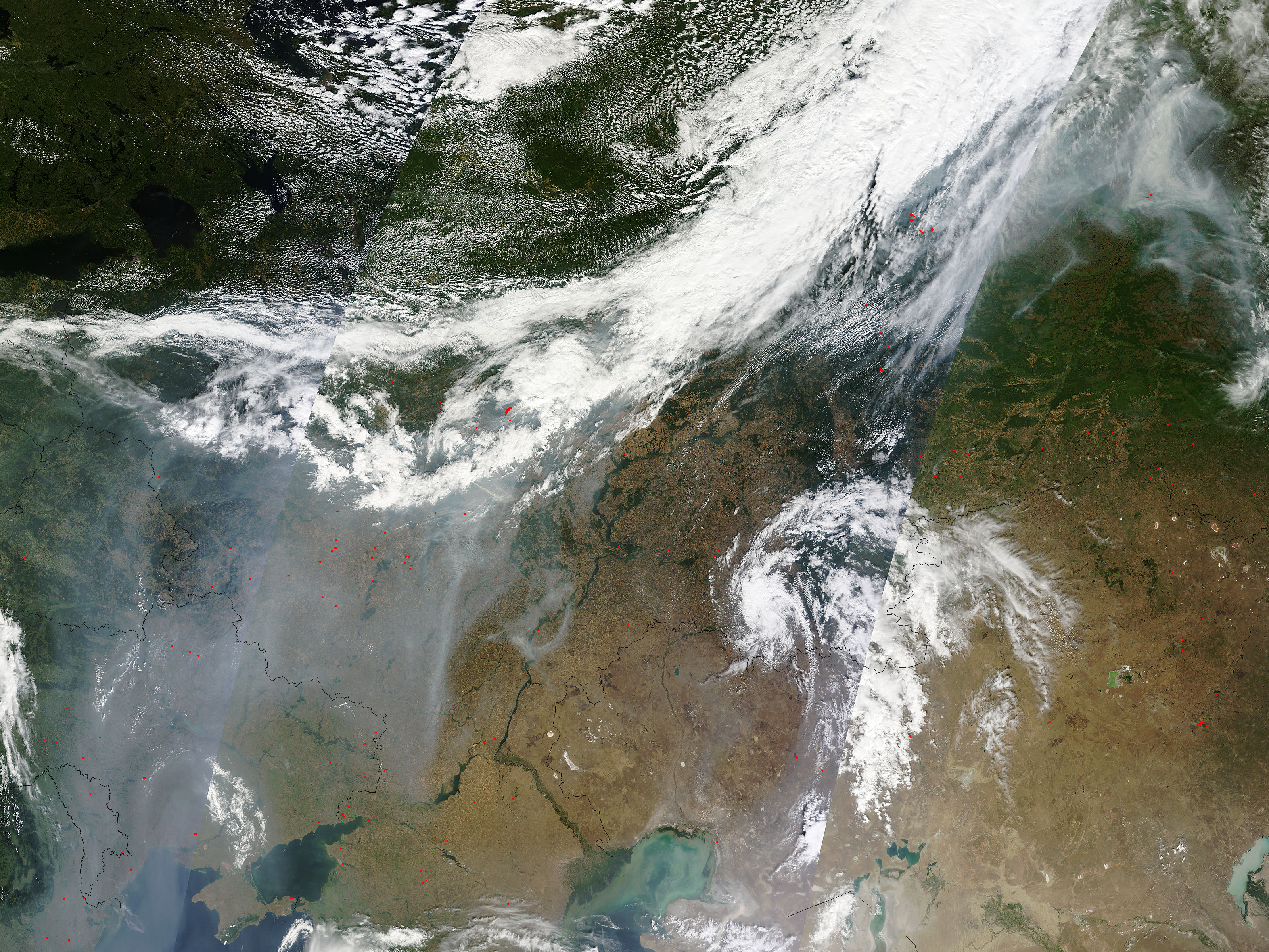 Smoke and fires across western Russia - related image preview