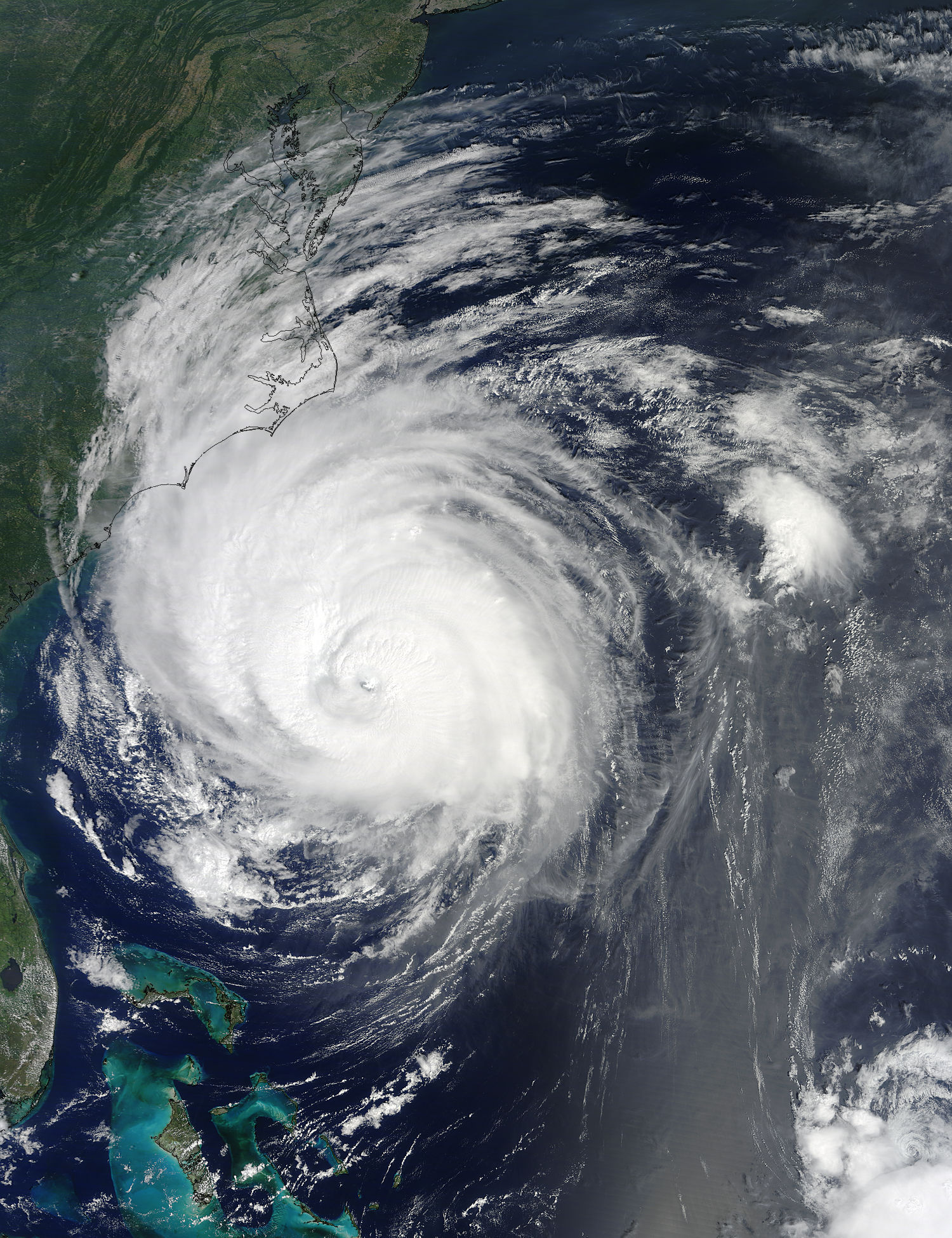 Hurricane Earl (07L) off the southeastern United States (Input Direct Broadcast data courtesy Univer - related image preview
