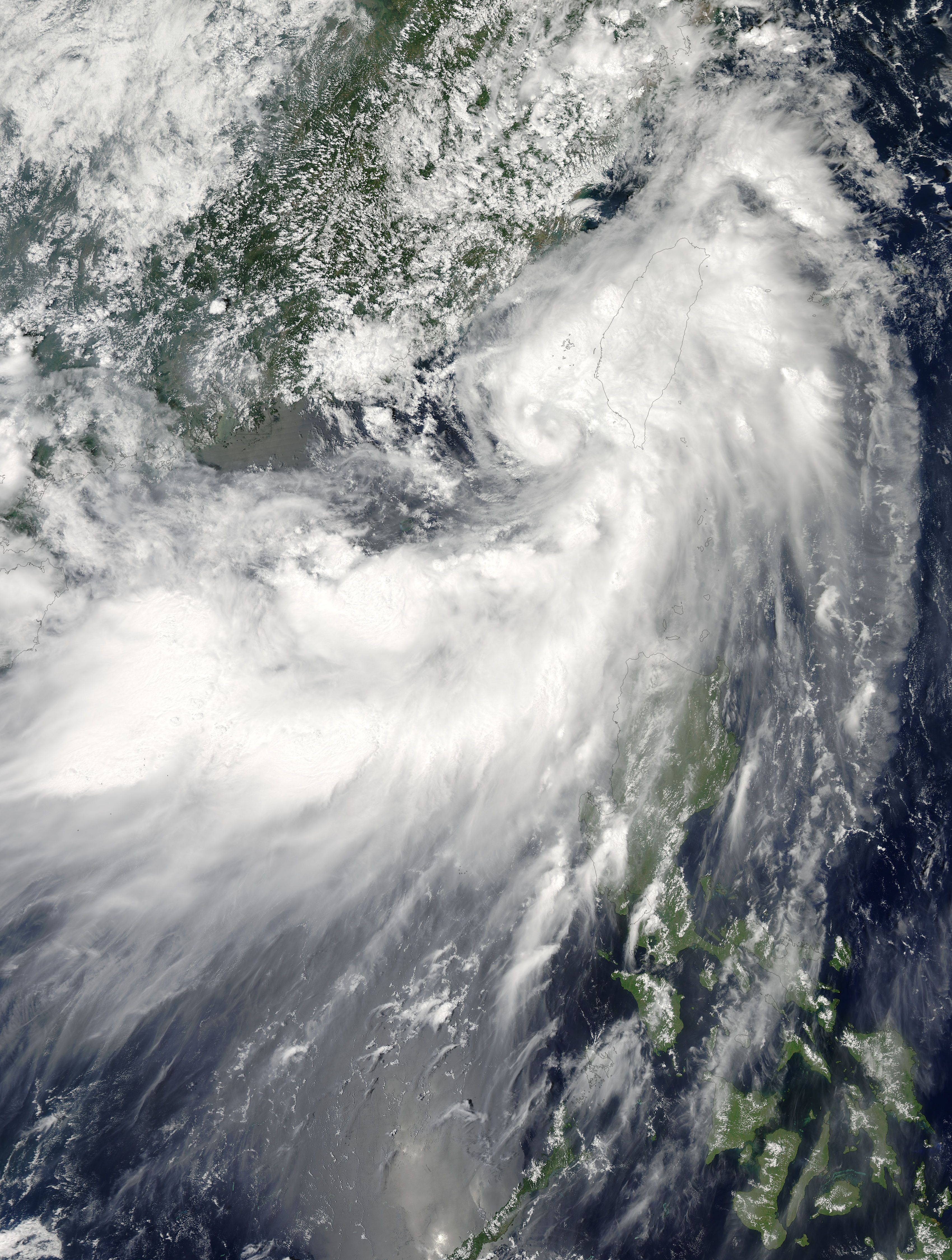 Tropical Storm Meranti (11W) over Taiwan - related image preview