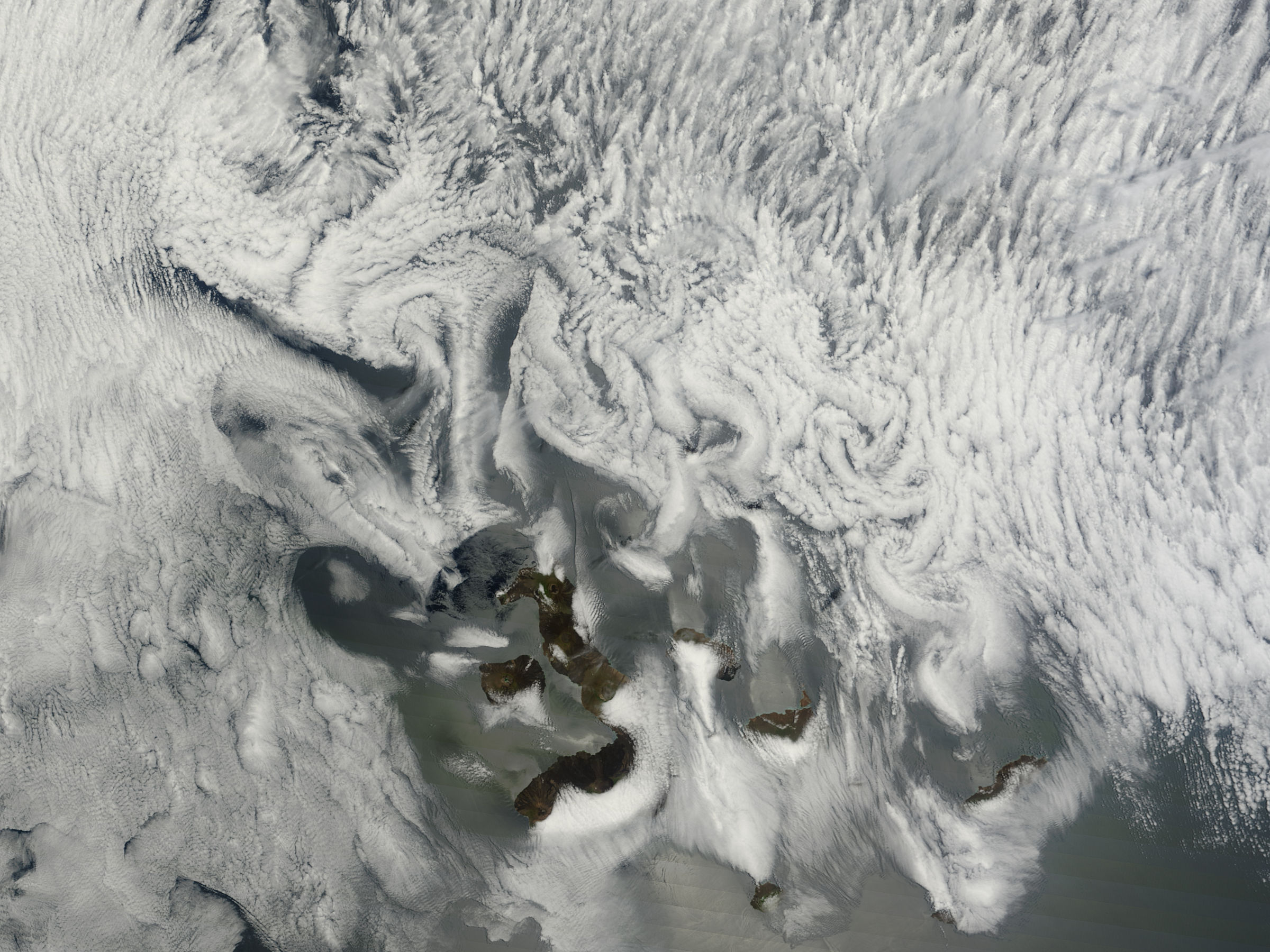 Cloud vortices off Galapagos Islands - related image preview