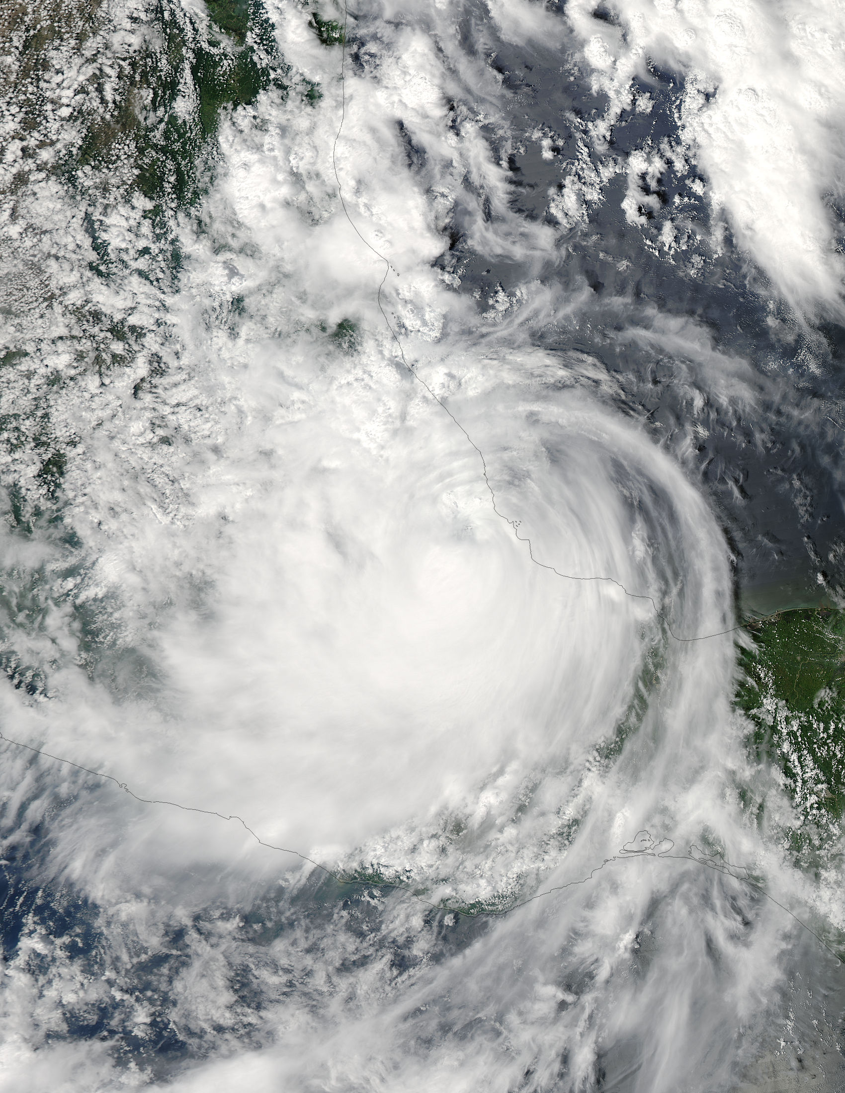 Hurricane Karl (13L) over Mexico - related image preview