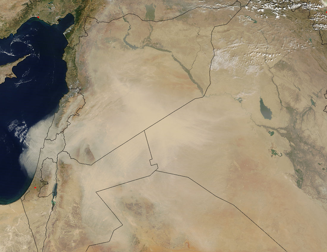 Dust storm in the Middle East - related image preview